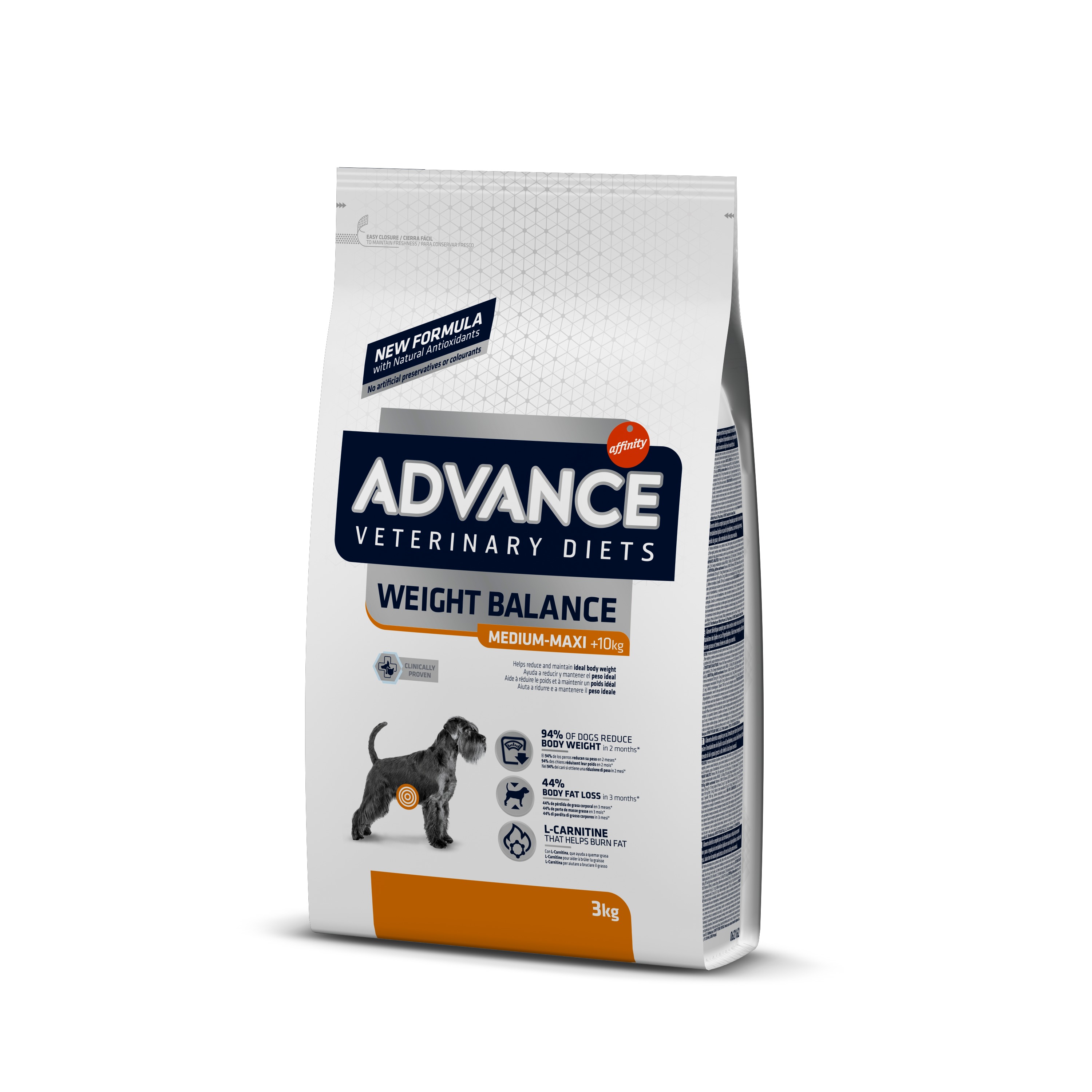 Weight Balance dietinis pašaras sumažinti suaugusių šunų antsvoriui 3kg