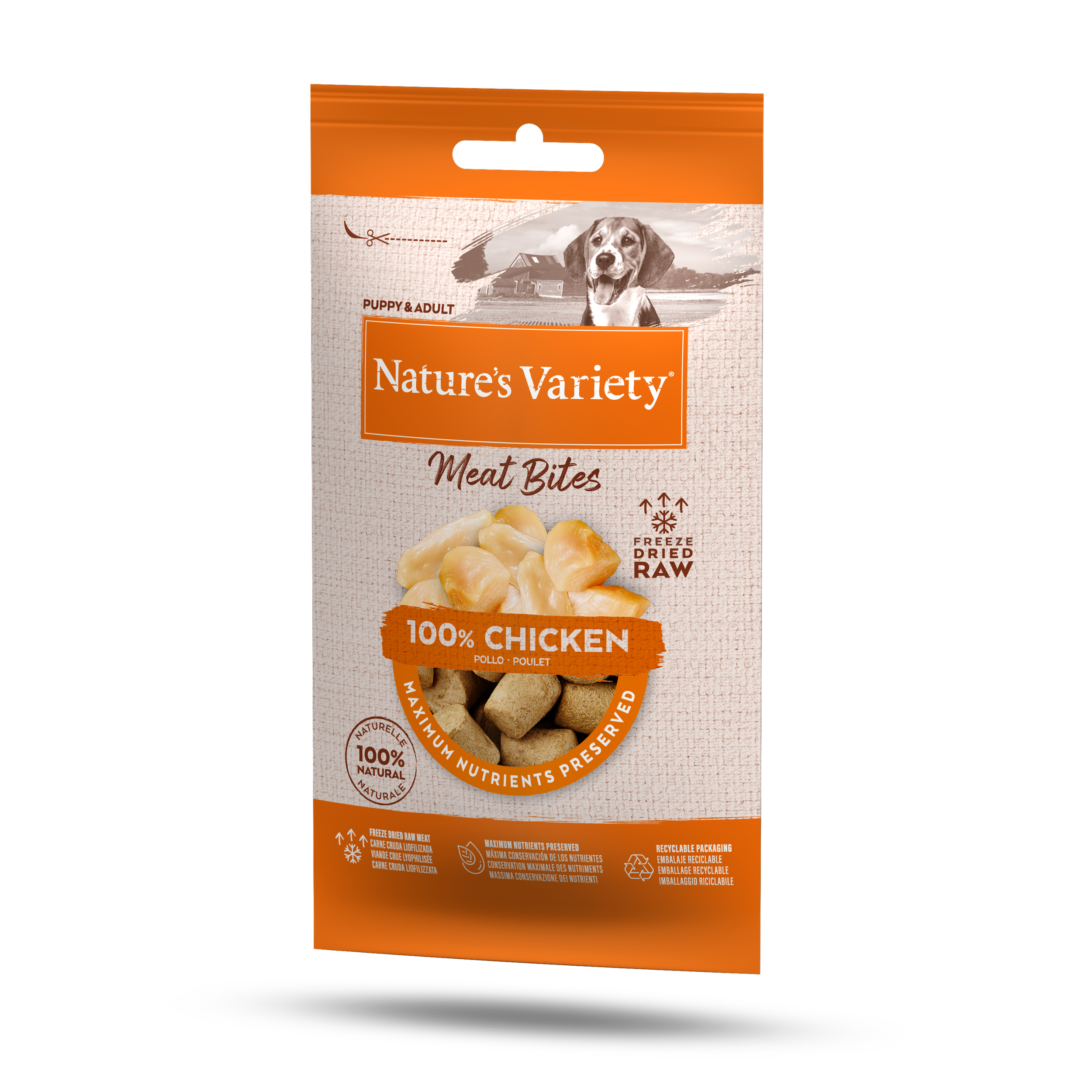 NV Meat Bites (vištiena) 20 g