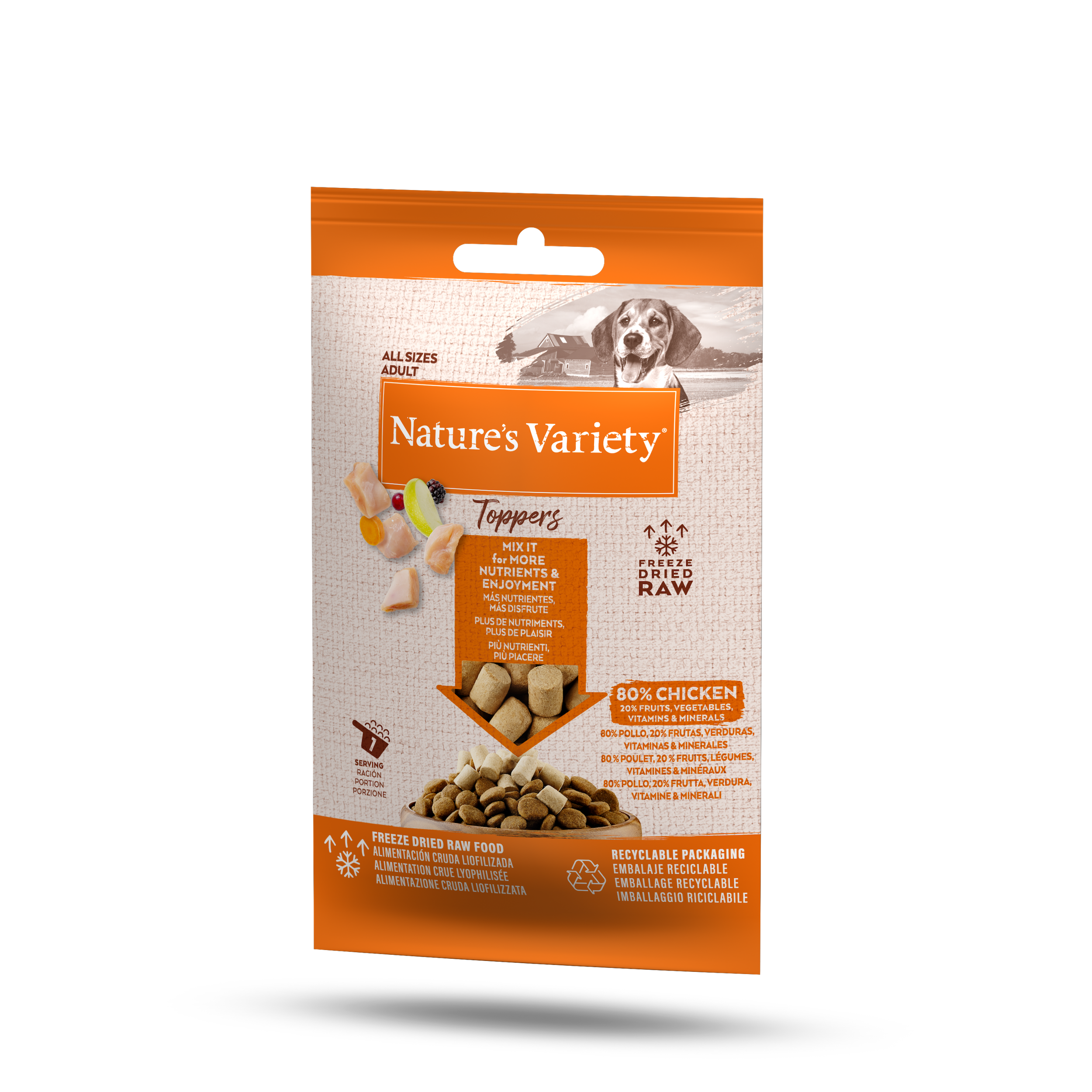 NV Toppers (vištiena) 15 g