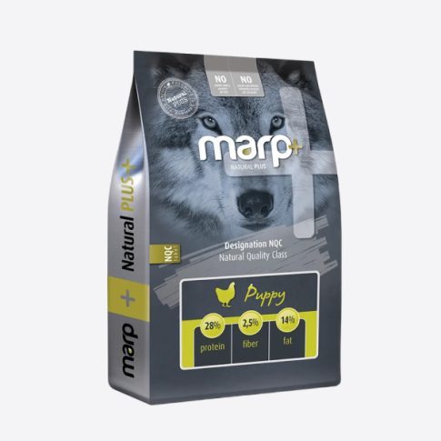 MARP Natural Plus visavertis pašaras šuniukams su vištiena