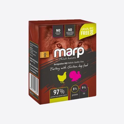 MARP Turkey with Chicken – kalakutienos ir vištienos konservas šunims – 375g