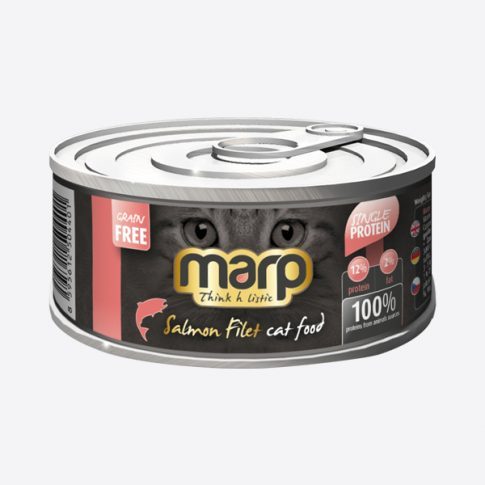 MARP salmon filet lašišos file konservai katėms 70g
