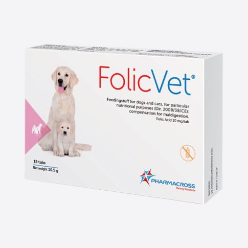 FolicVet folinė rūgštis šunims ir katėms