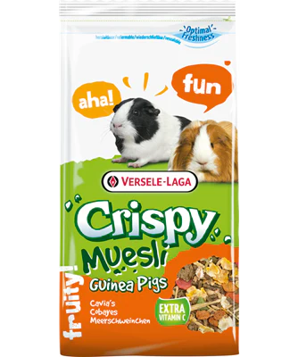 Crispy muesli guinea pigs pašaras jūrų kiaulytėms