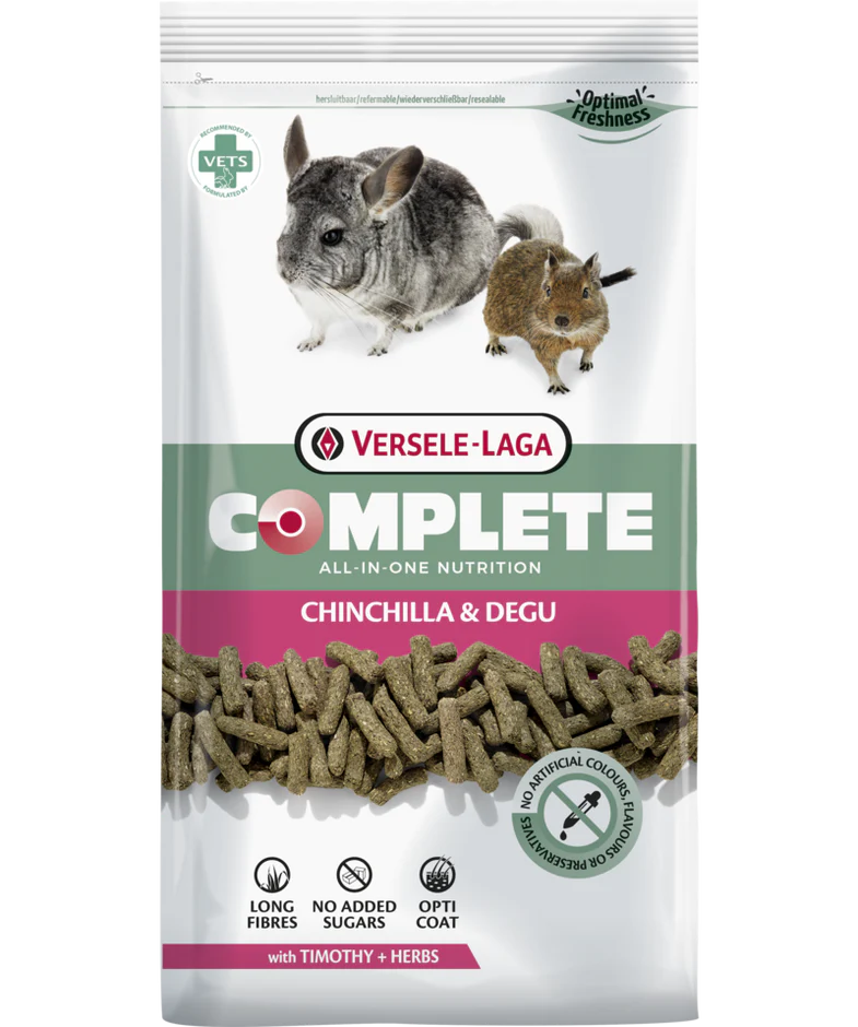 Chinchilla & degu complete granuliuotas pašaras šinšiloms ir degu 500g