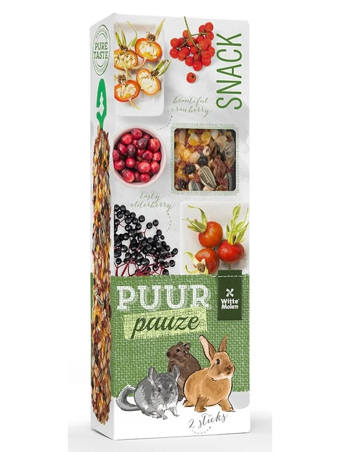 Puur gardėsis su spanguolėmis, ir kitomis uogomis, graužikams 110g N2