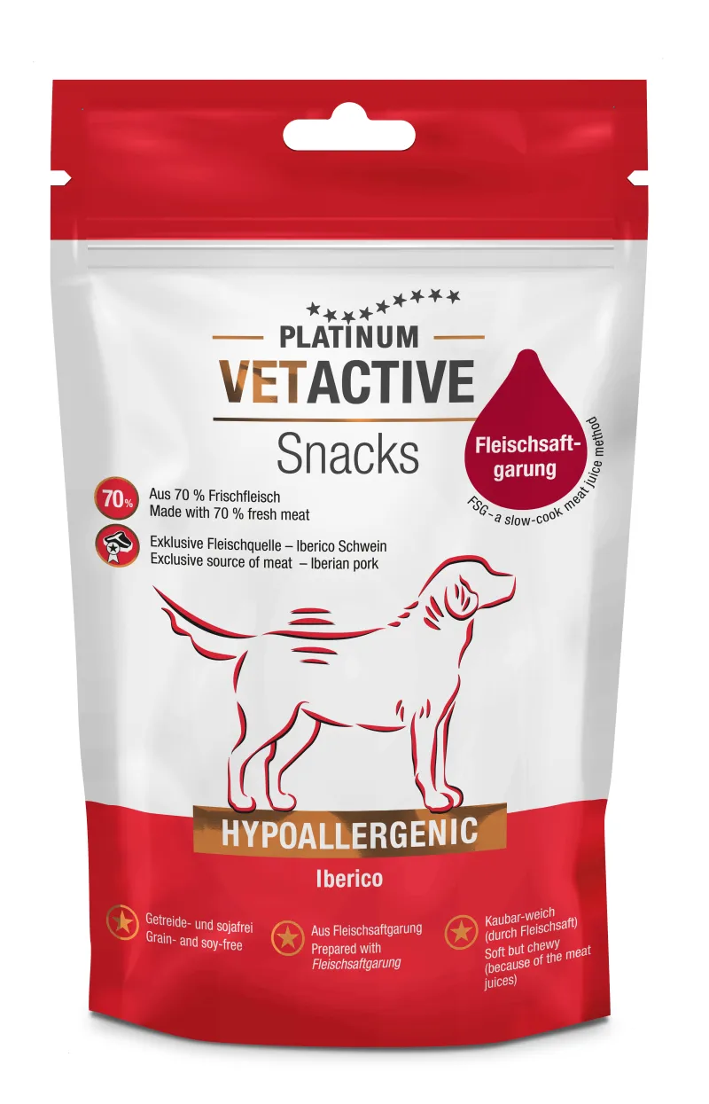 Platinum VetActive Hypoallergenic skanėstai su Iberico kiauliena