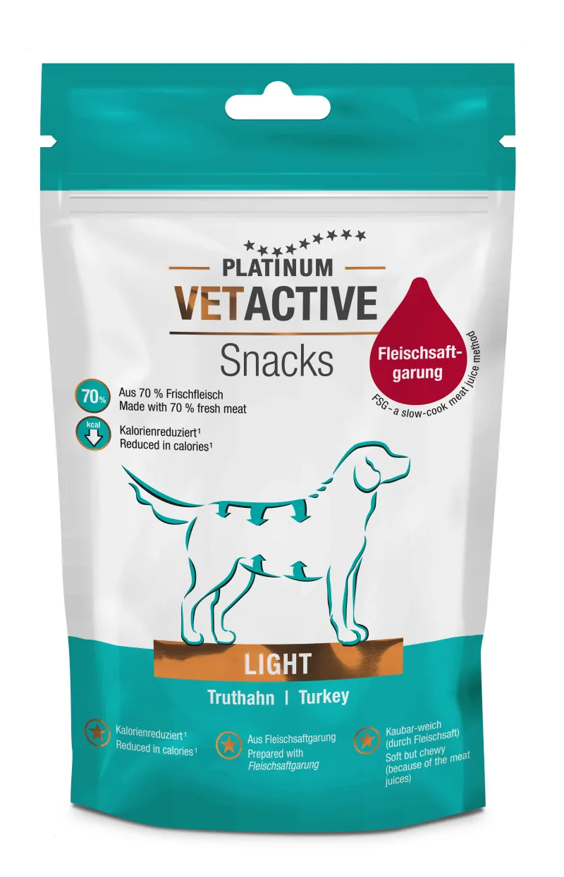 Platinum VetActive Light skanėstai su kalakutiena