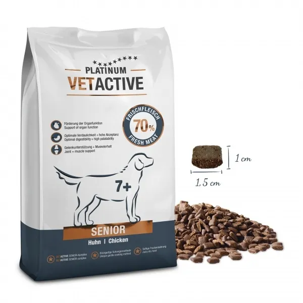 Platinum VetActive sausas pašaras senyvo amžiaus šunims nuo 7+ metų