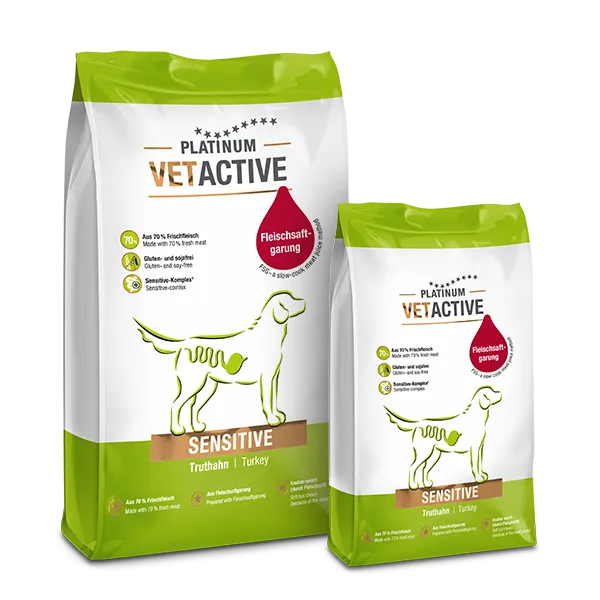 Platinum VetActive Sensitive pašaras jautriam virškinimo traktui šunims