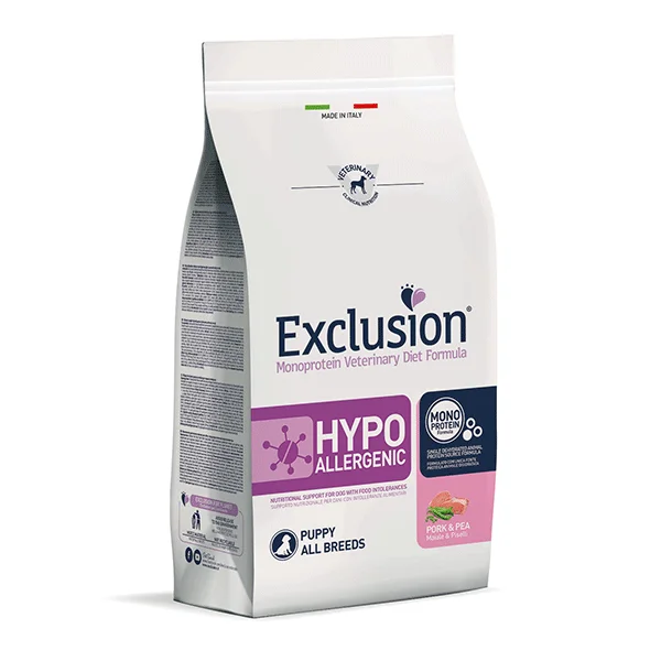 Exclusion Hypoallergenic hipoalerginis maistas jauniems šunims 2kg