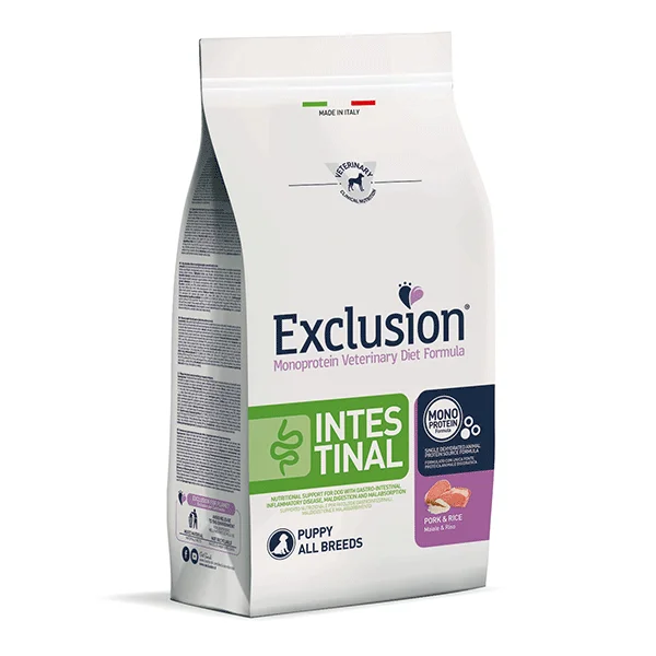 Exclusion Intestinal dietinis maistas jauniems šunims 2kg