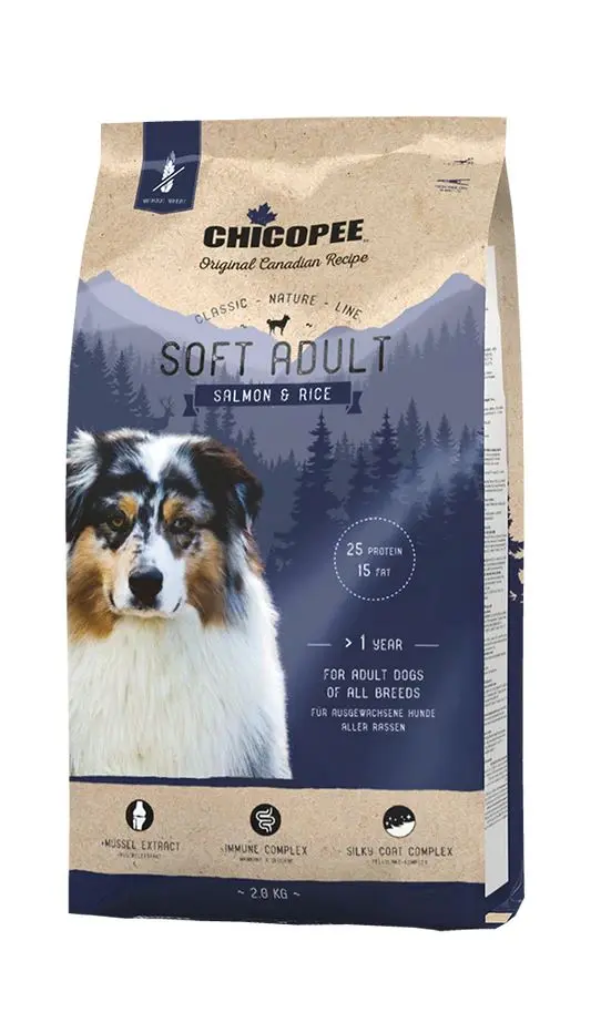 Chicopee CNL Soft Adult Salmon Rice su lašiša 2kg