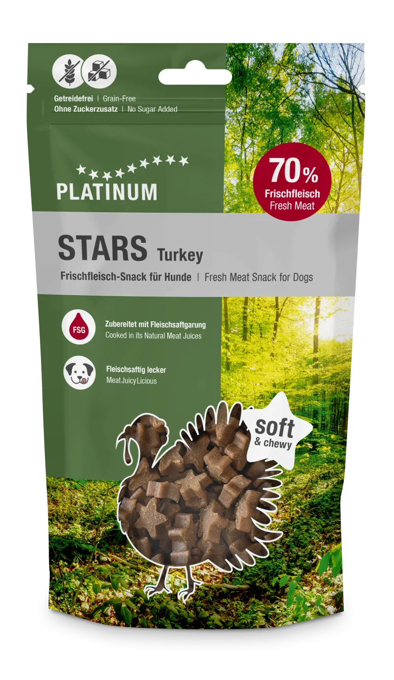 Platinum snack Stars Turkey 185g.