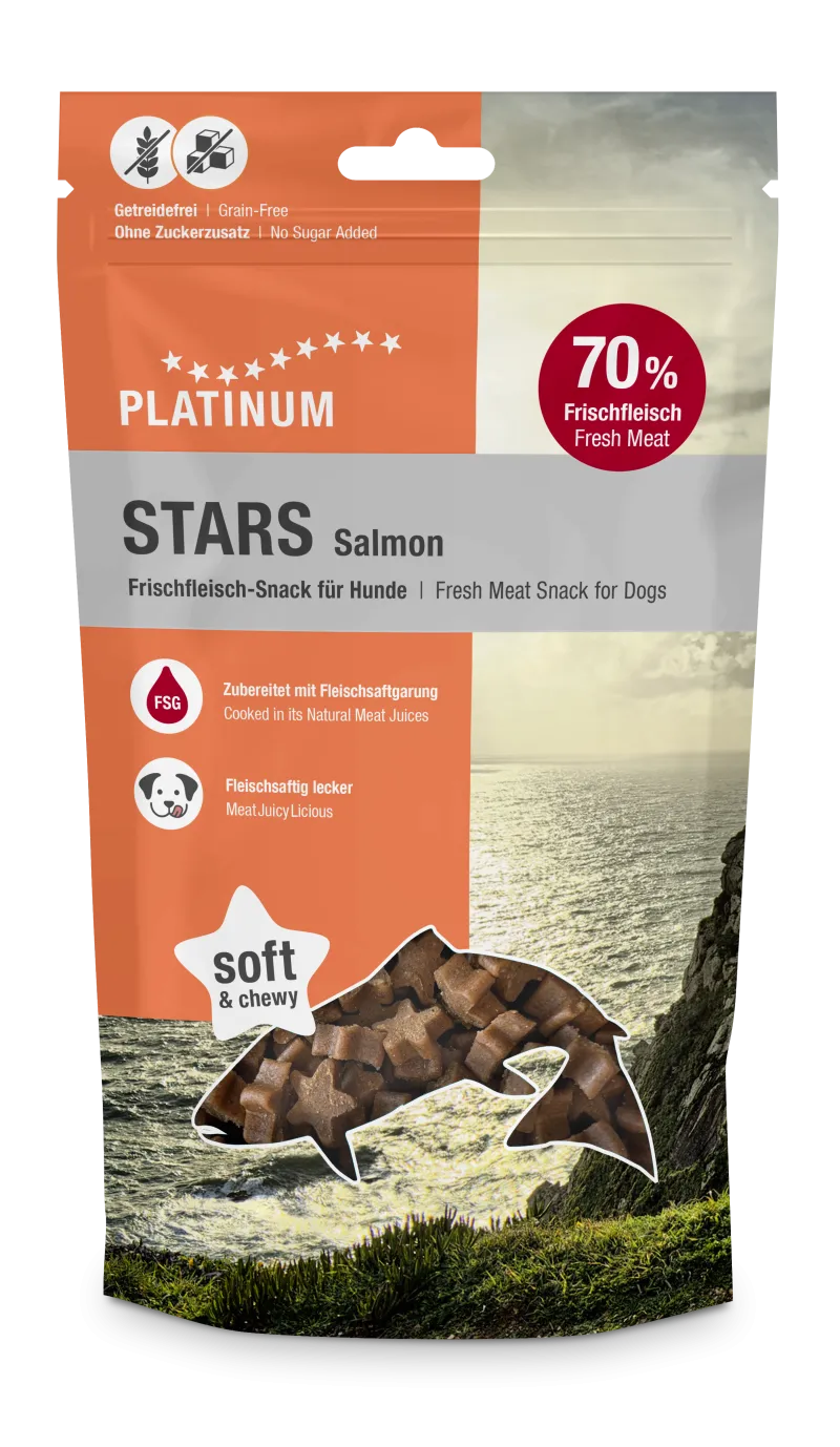 Platinum Stars Salmon skanėstai šunims 185g.