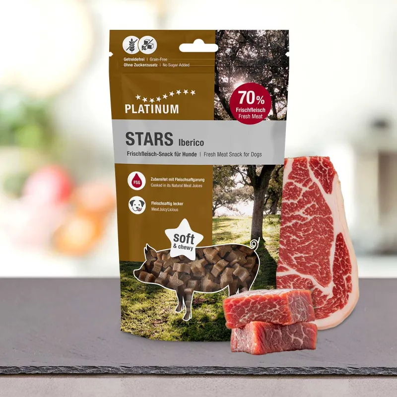 PLATINUM Stars Iberico skanėstai šunims 185g