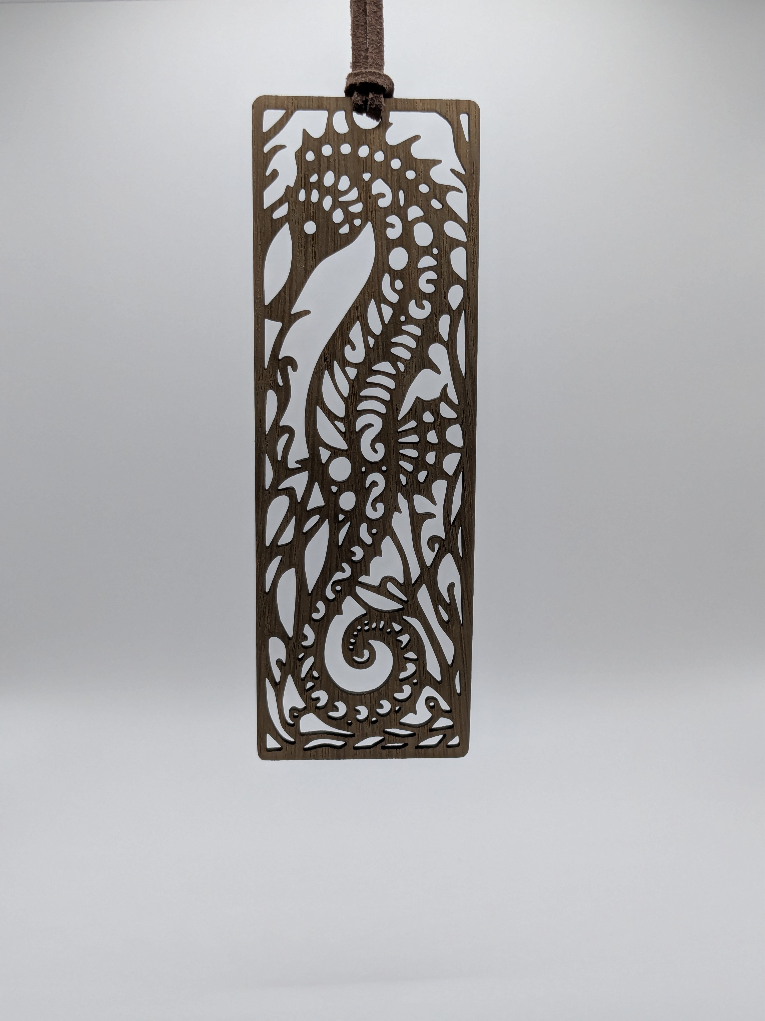 Marque-page en bois  Hippocampe