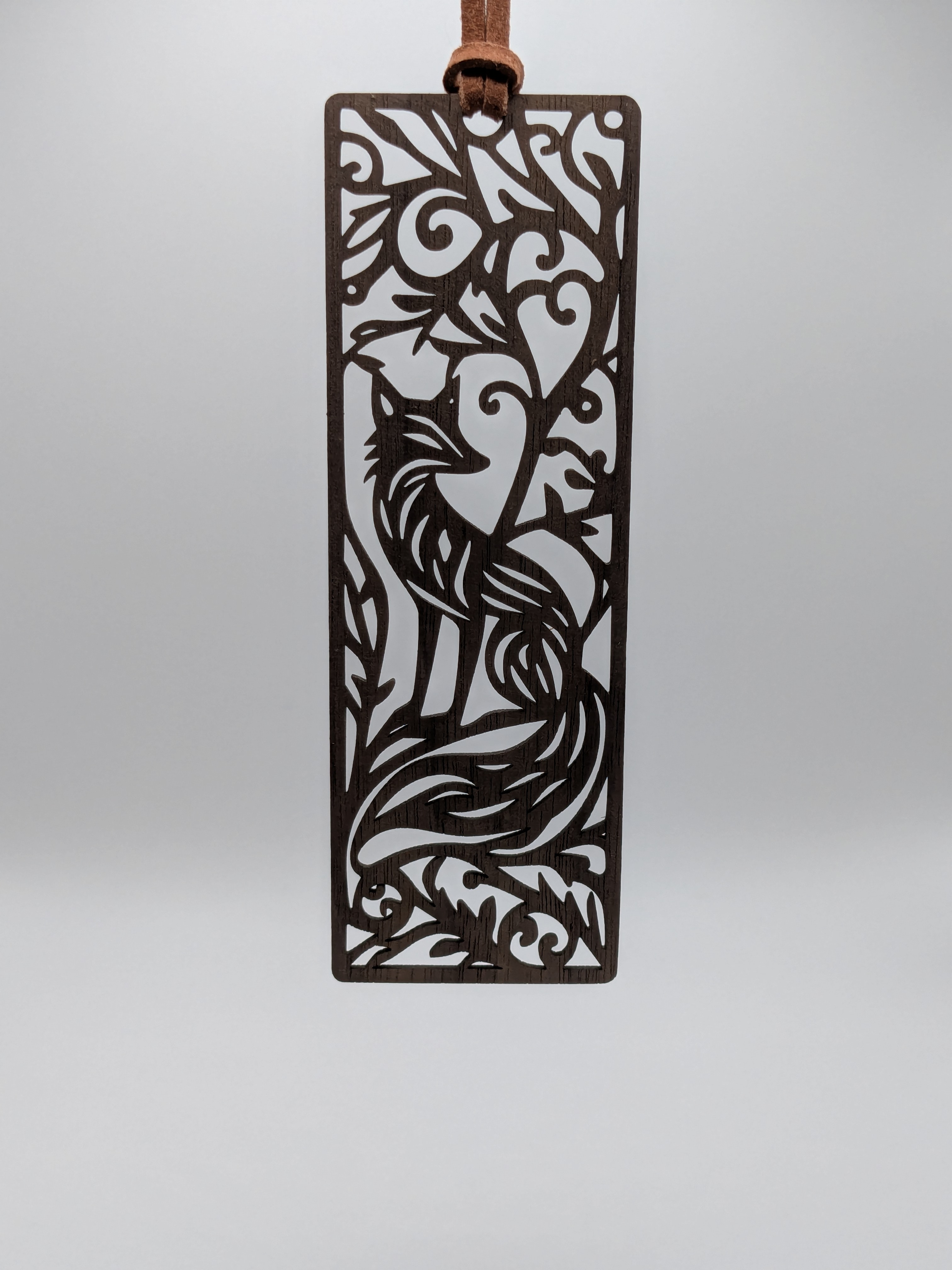 Marque-page en bois  Renard