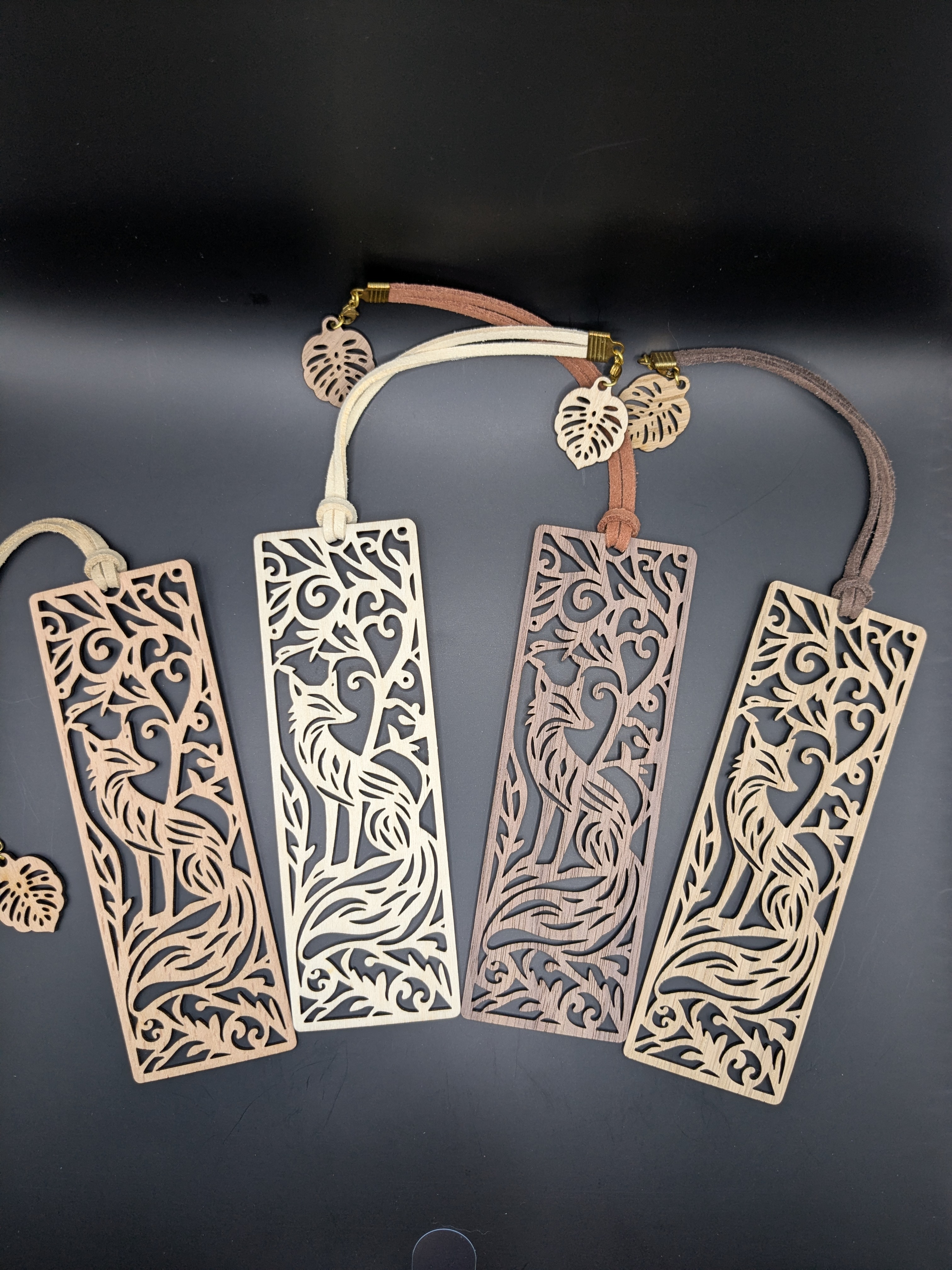 Marque-page en bois  Renard