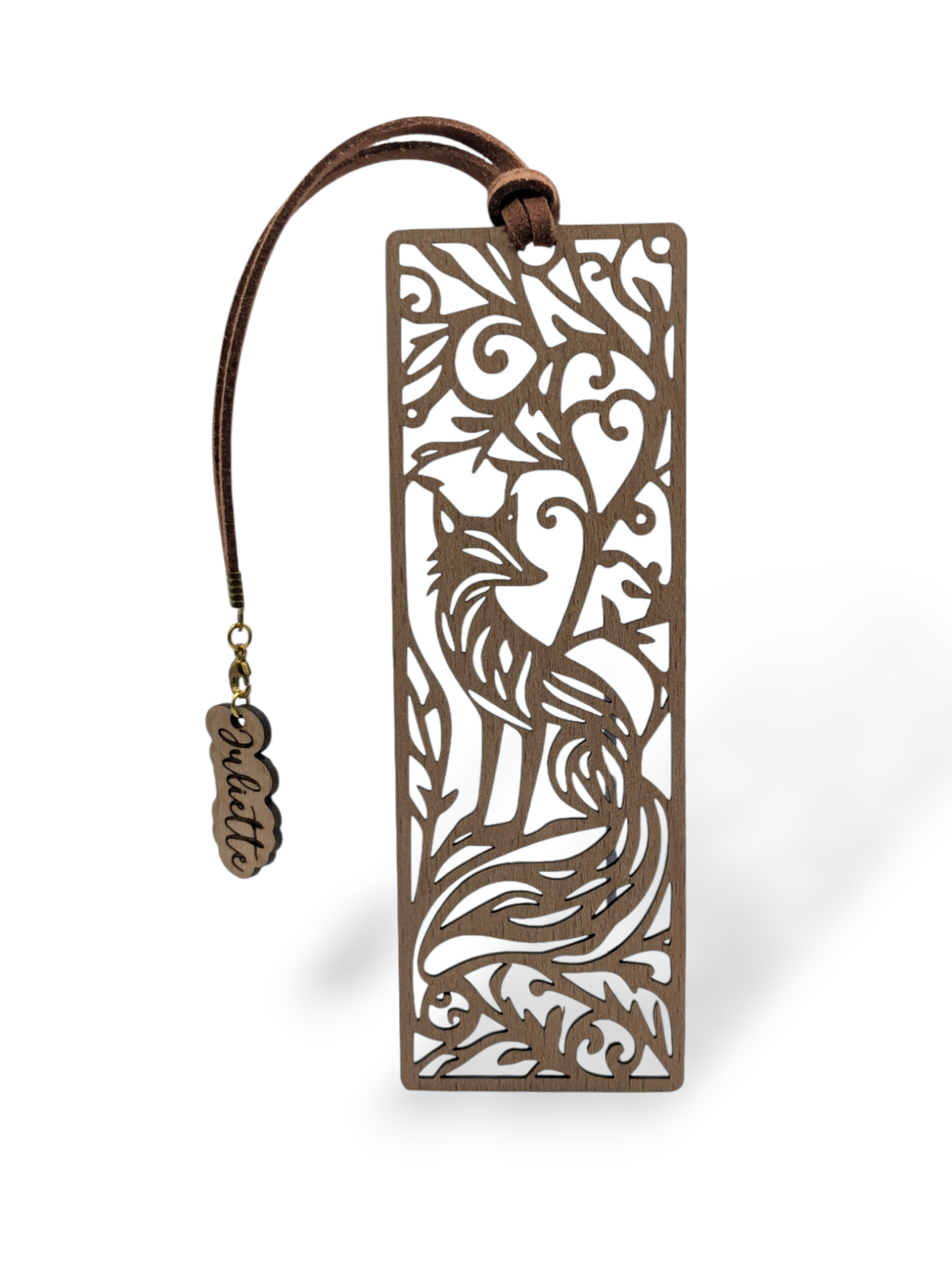 Marque-page en bois Renard