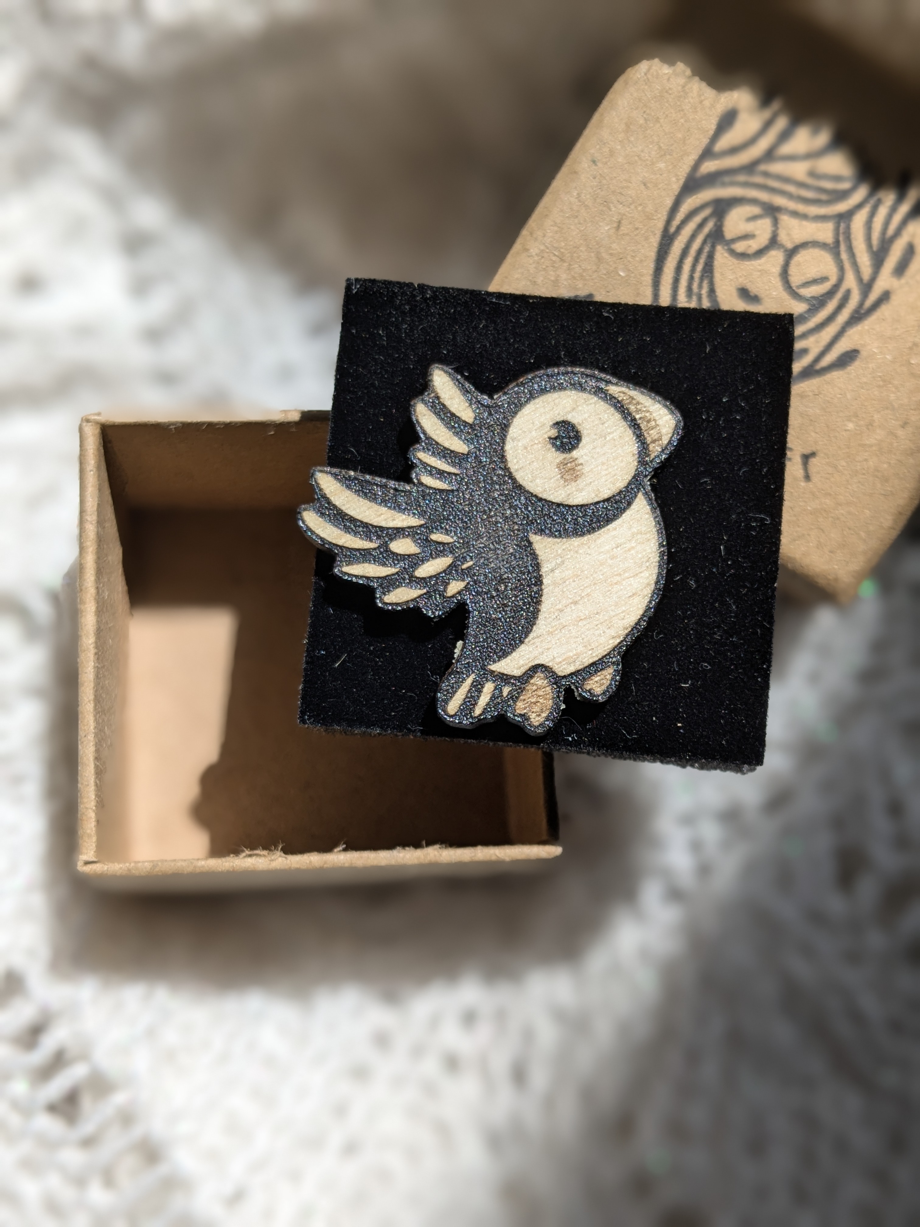 Pin's en érable Macareux