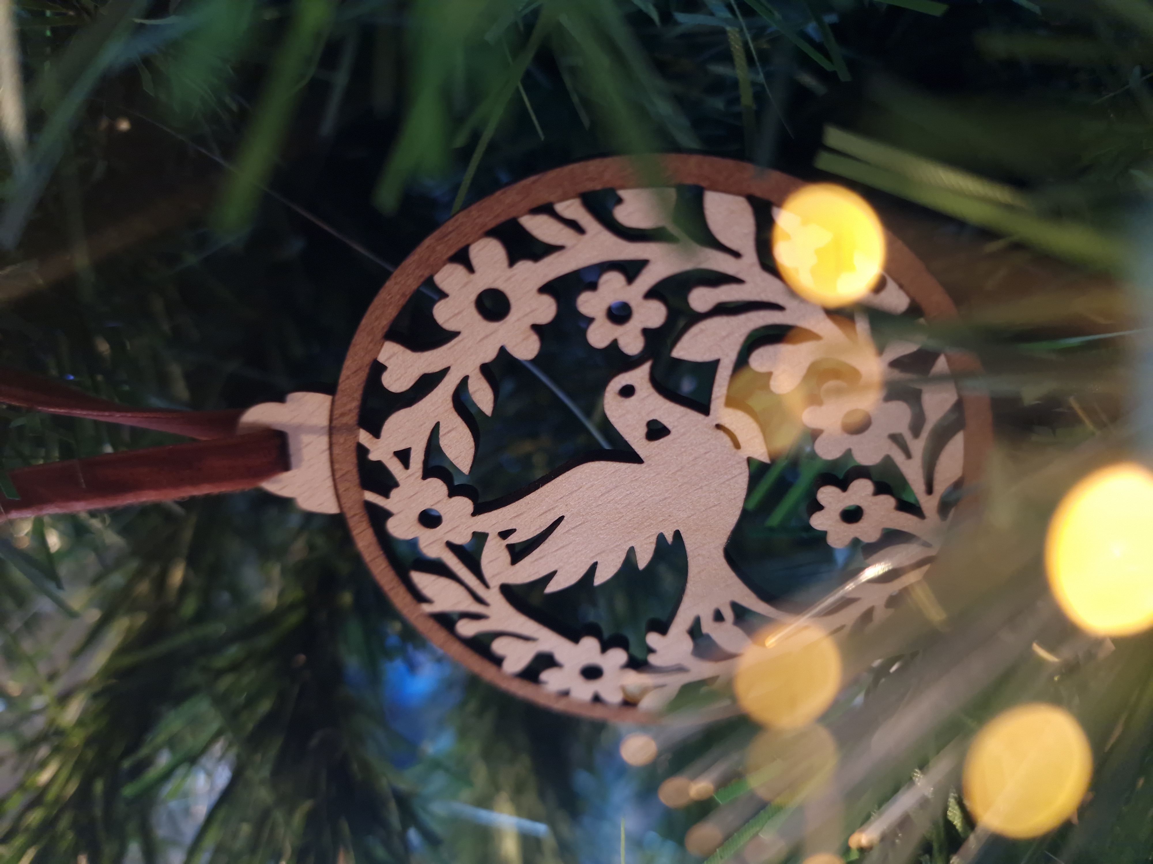 Boule de Noël - L'oiseau de paix