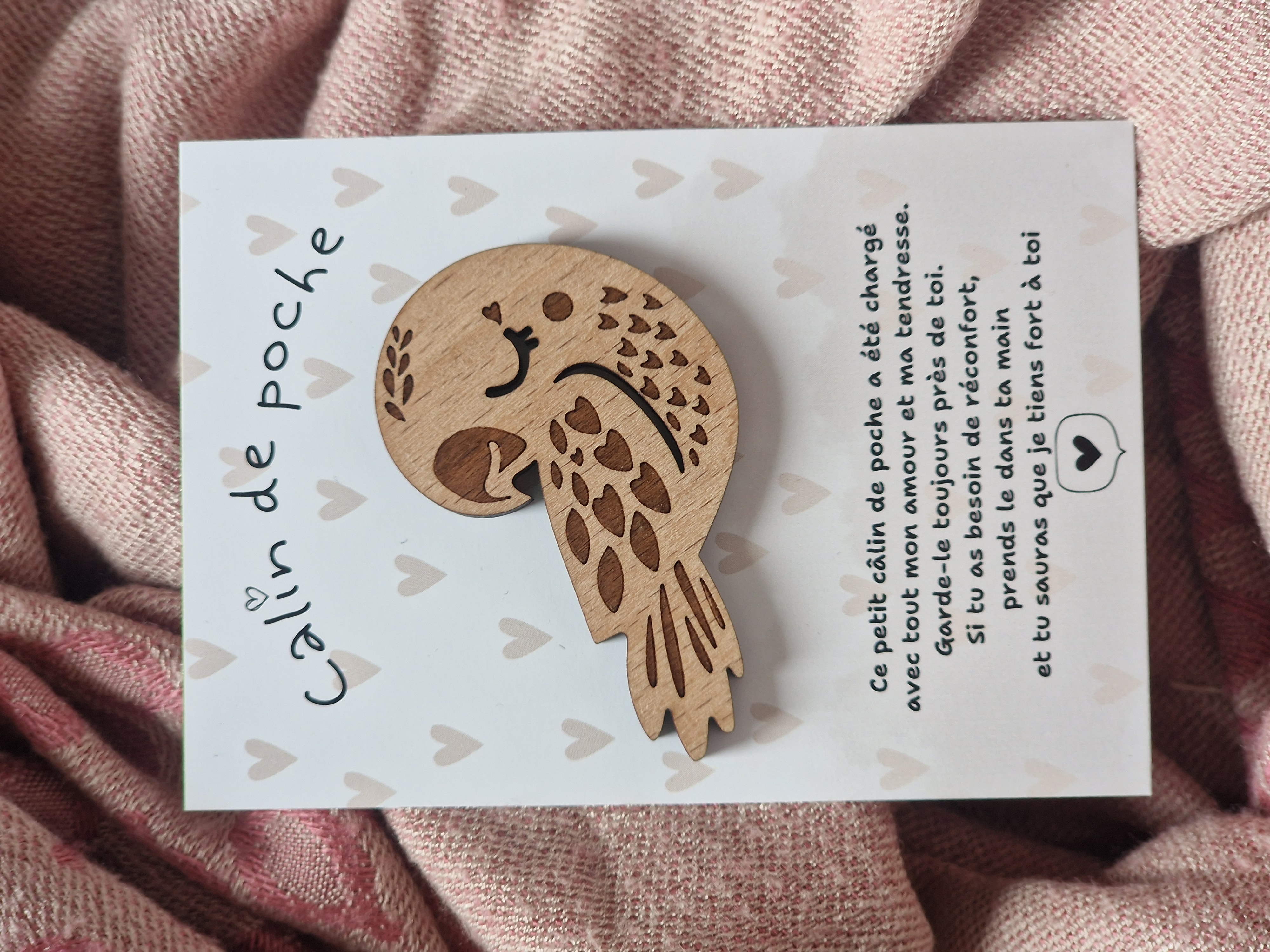 Câlin de Poche Oiseau exotique