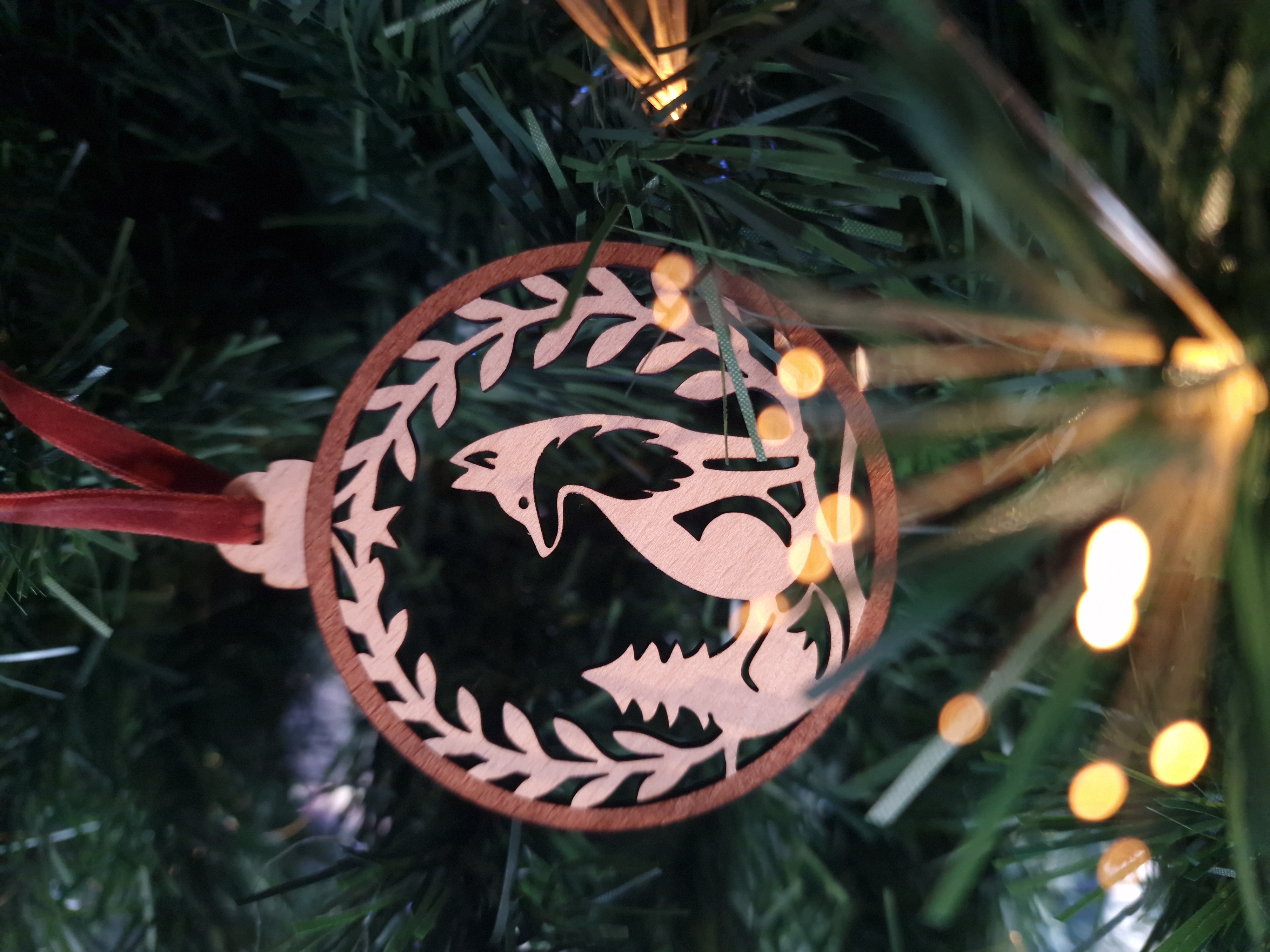 Boule de Noël - Le regard du Renard