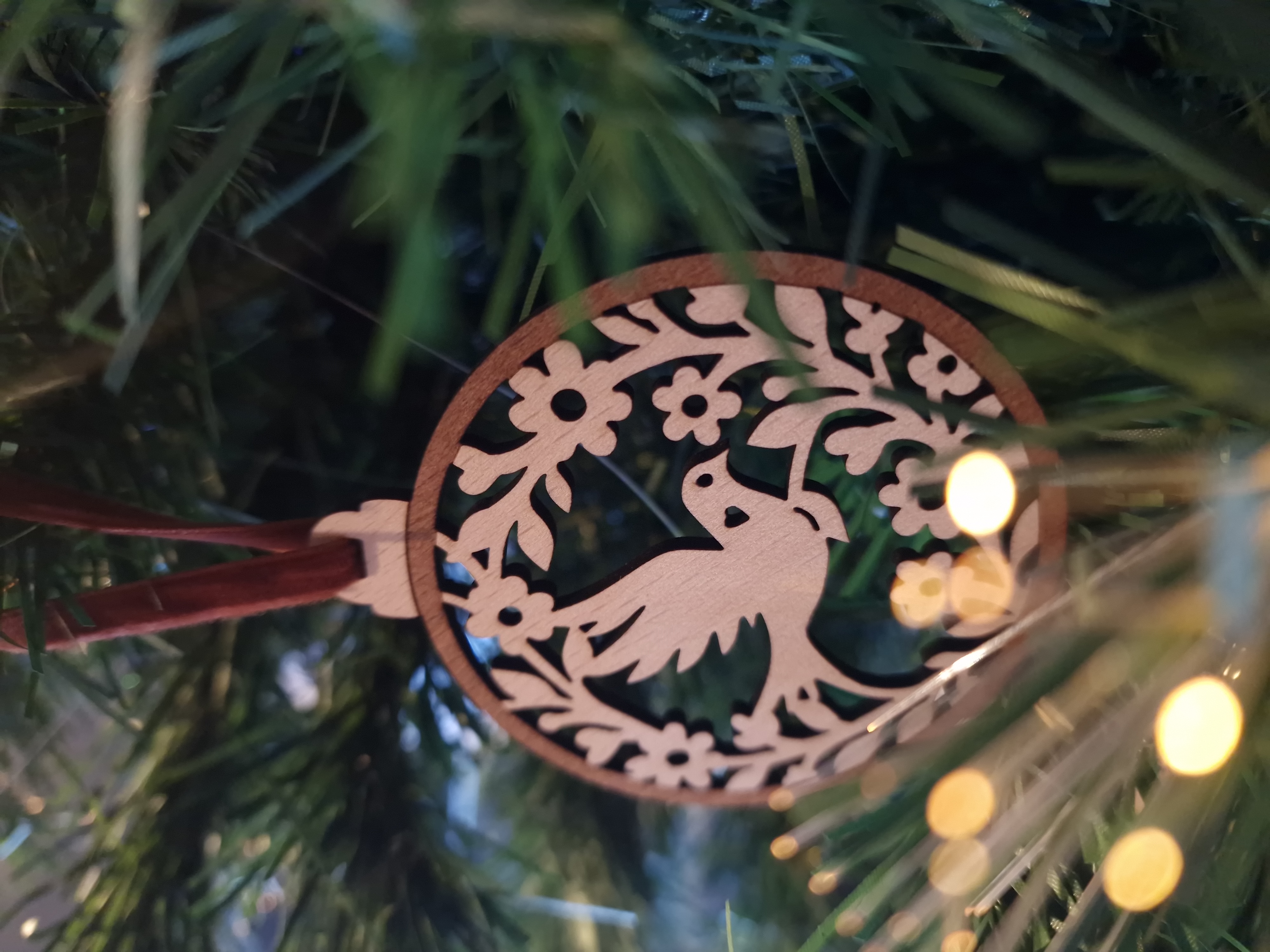 Boule de Noël - L'oiseau de paix