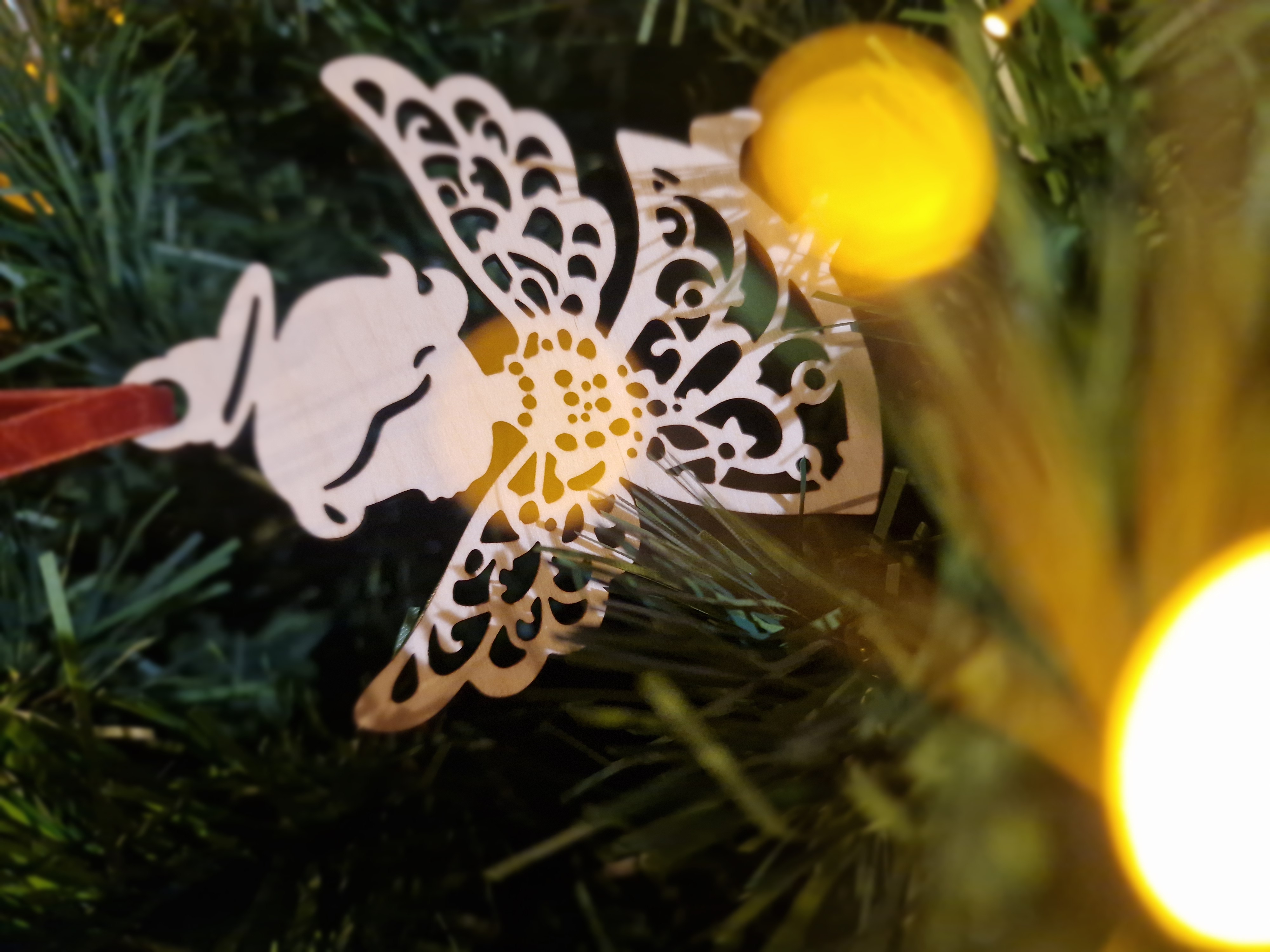 Sujet de Noël - La visite de l'Ange