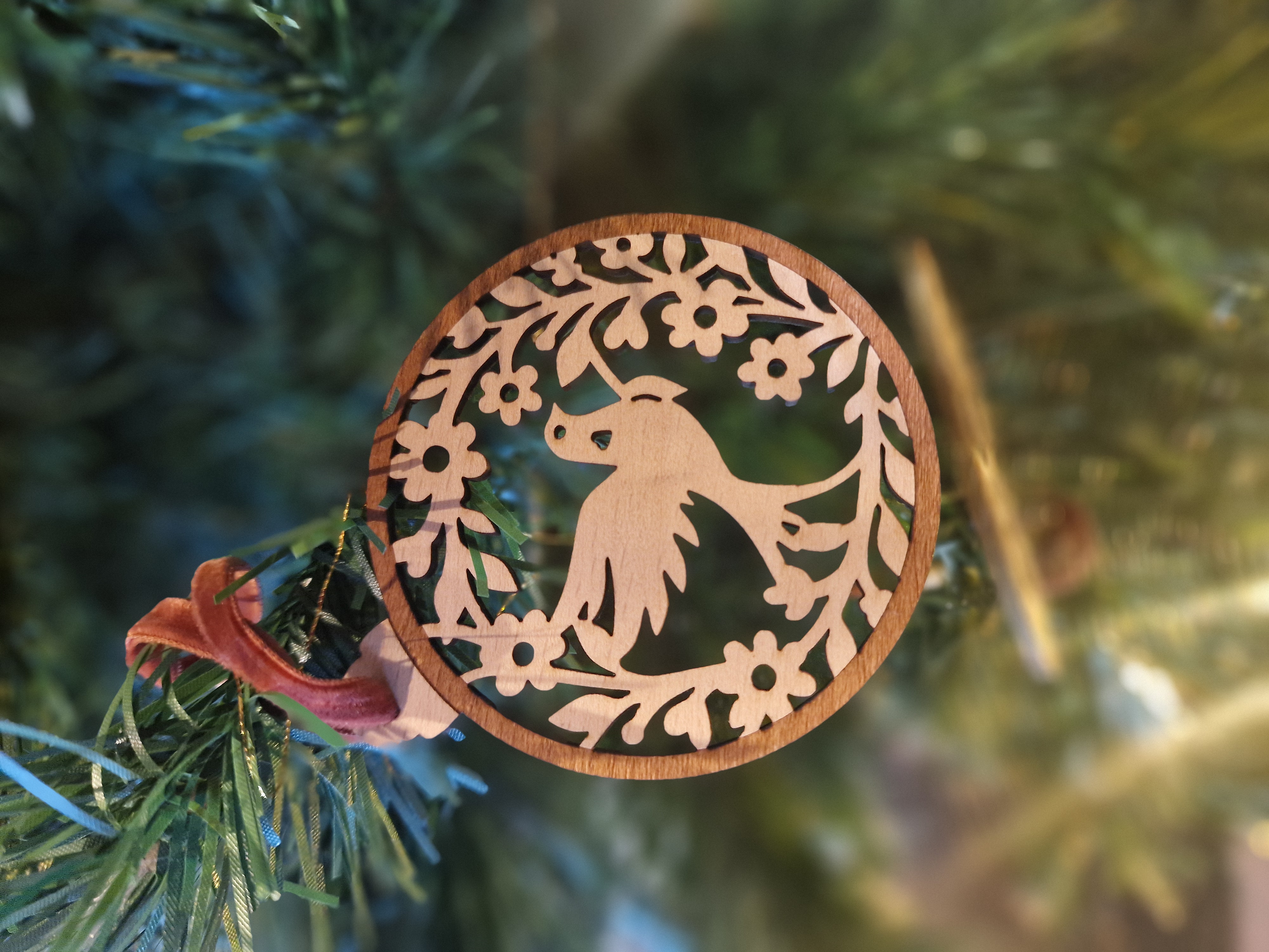 Boule de Noël - L'oiseau de paix