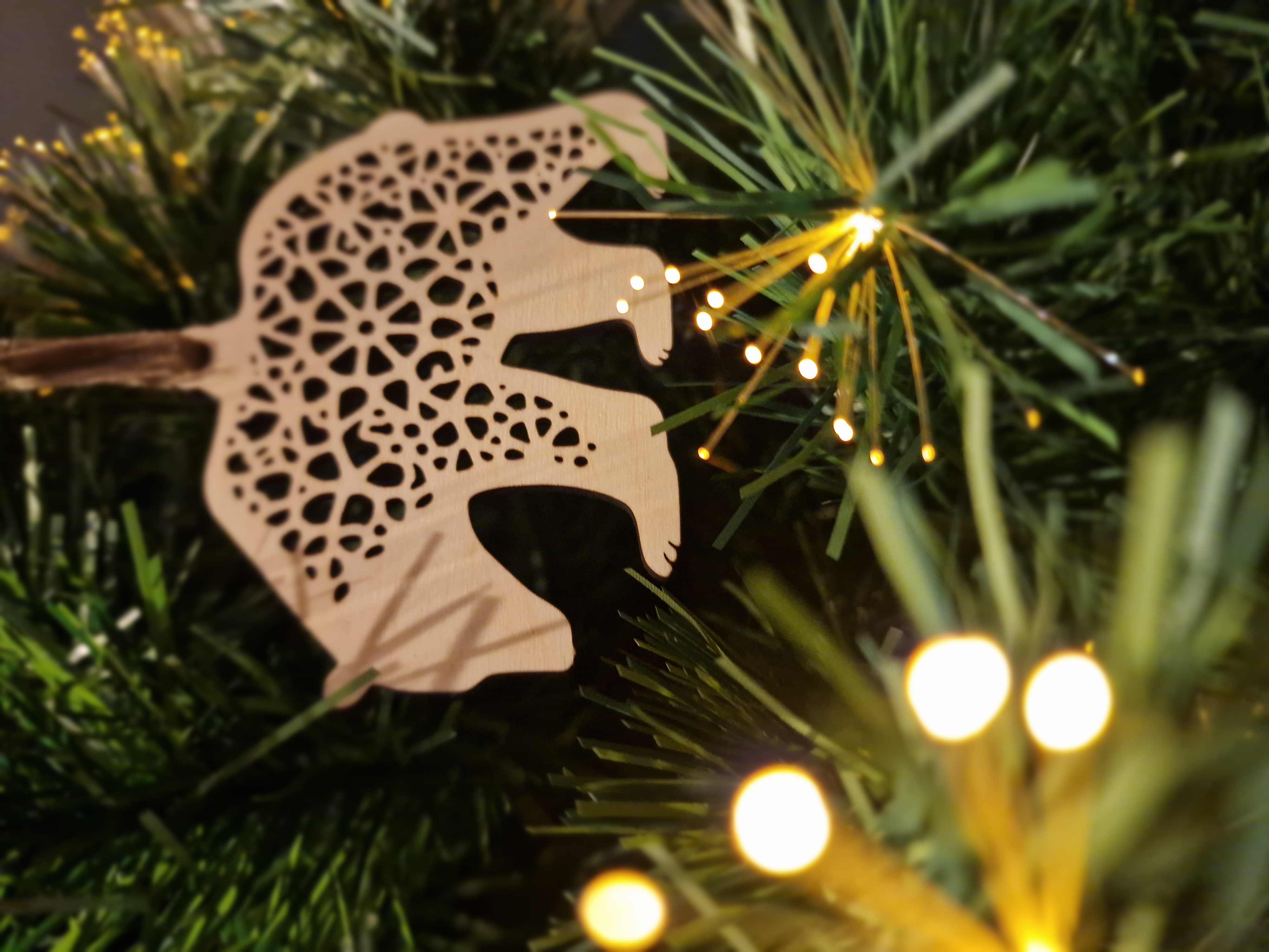 Sujet de Noël -  L'ours polaire