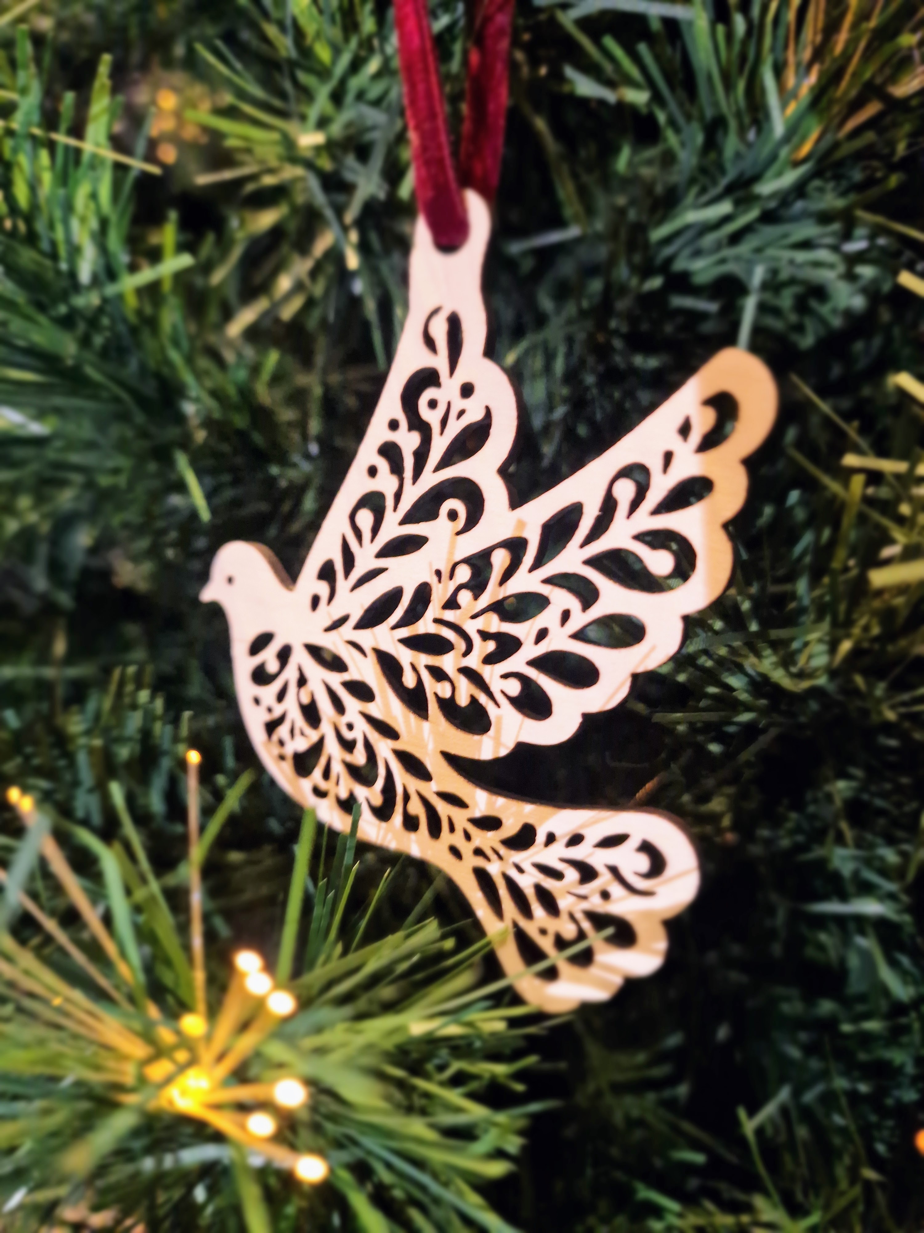 Sujet de Noël - L'envol de la colombe