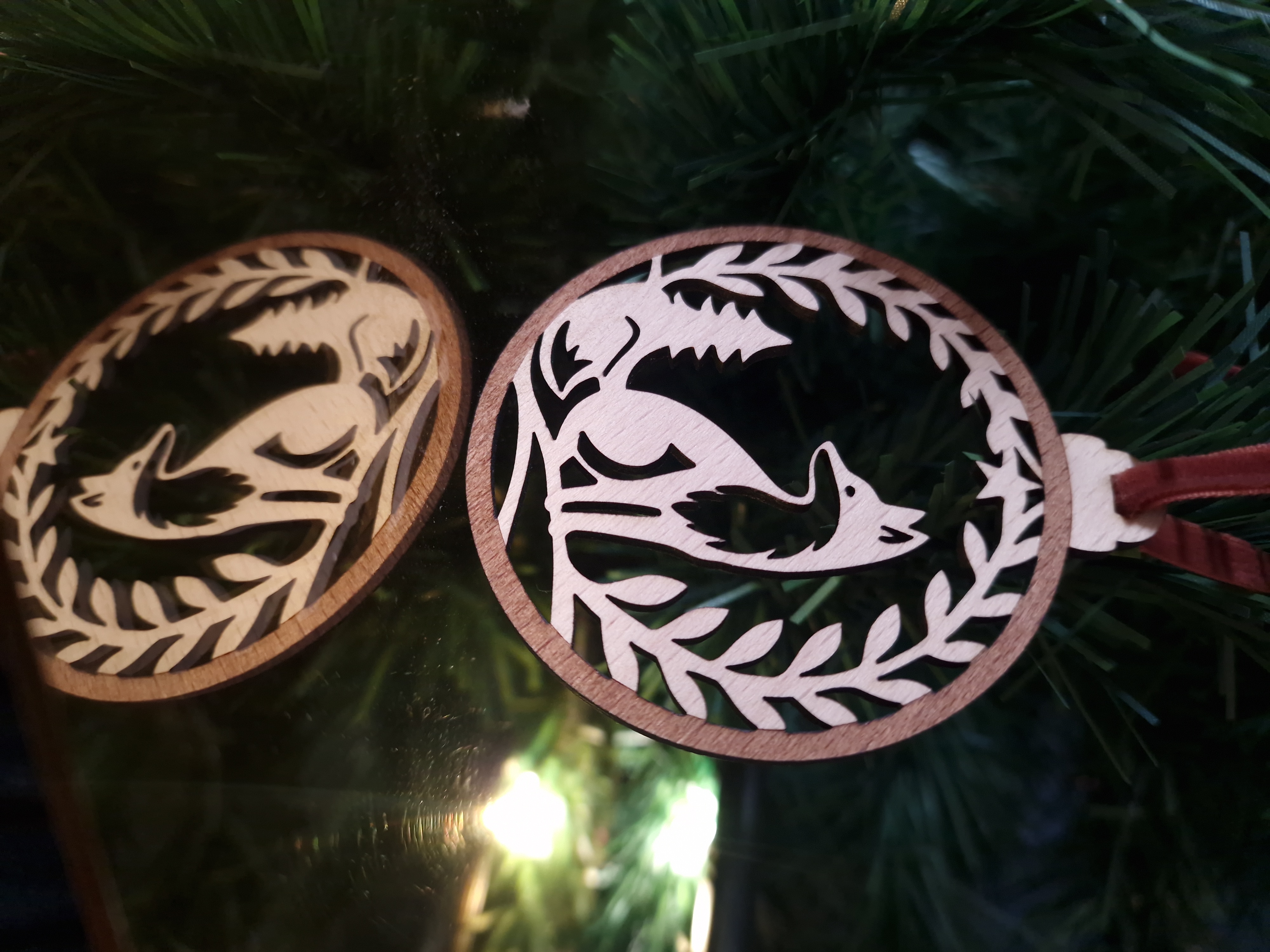 Boule de Noël - Le regard du Renard