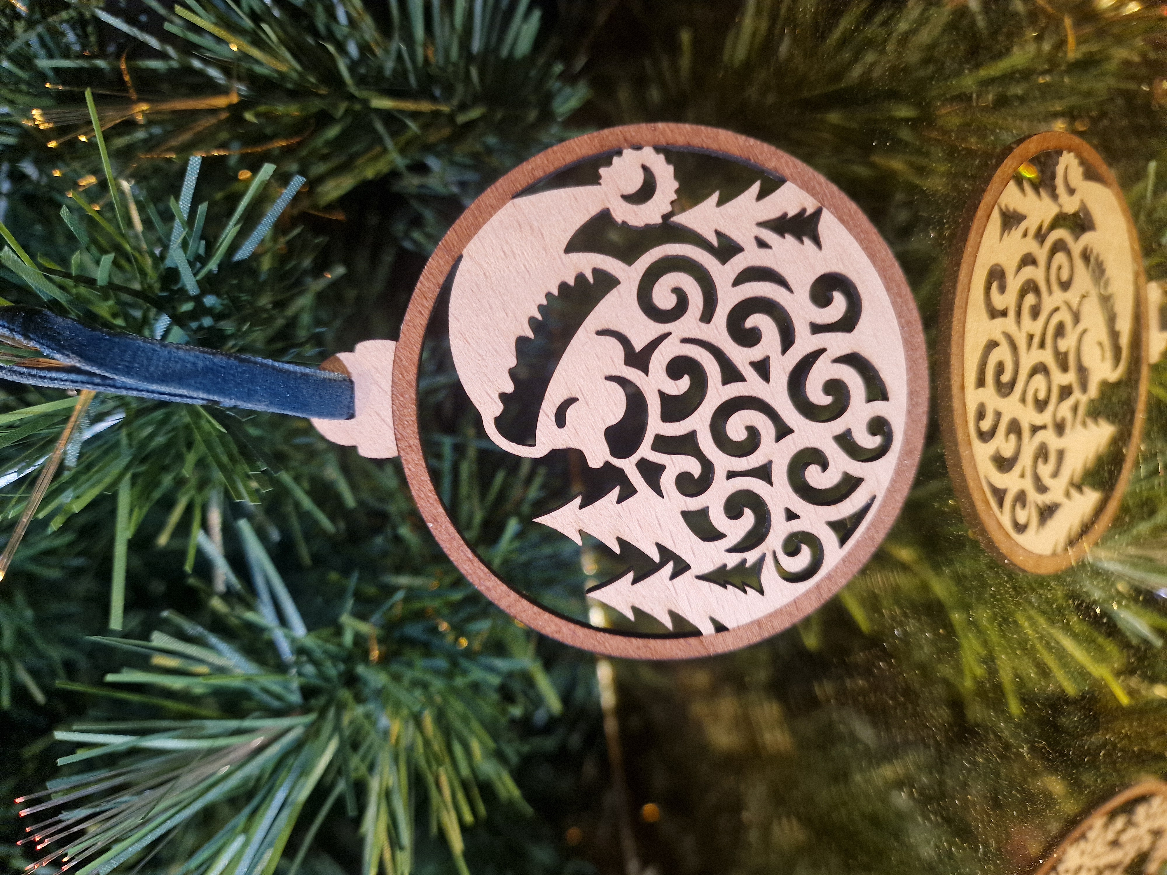 Boule de Noël - Le sourire de Santa