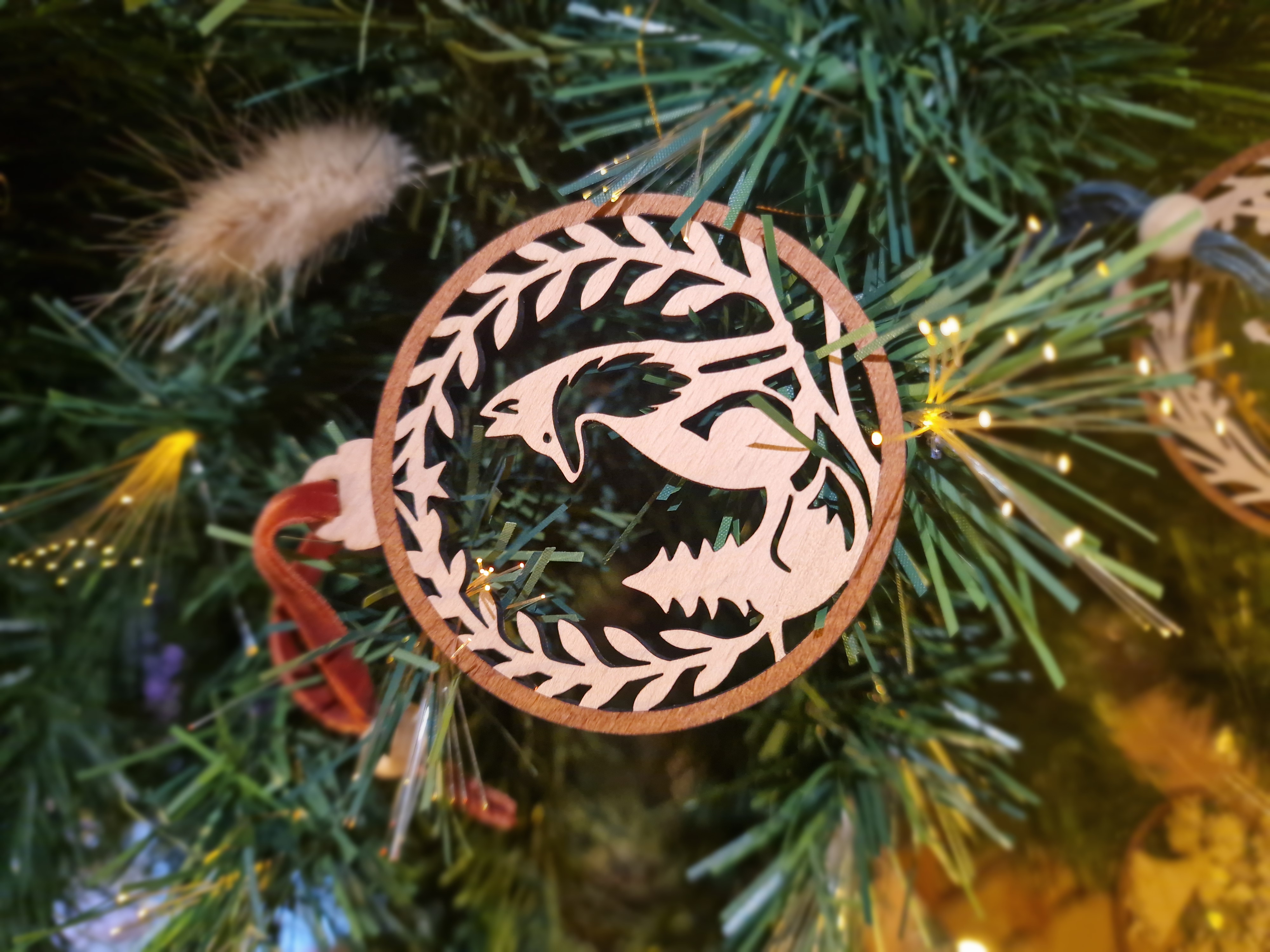 Boule de Noël - Le regard du Renard