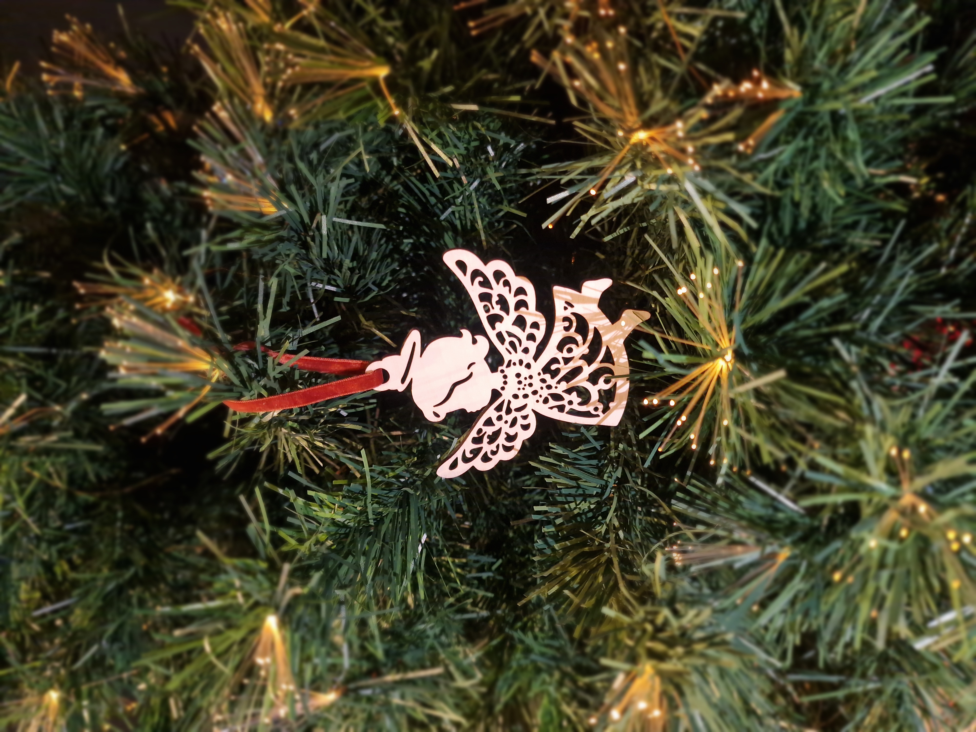 Sujet de Noël - La visite de l'Ange