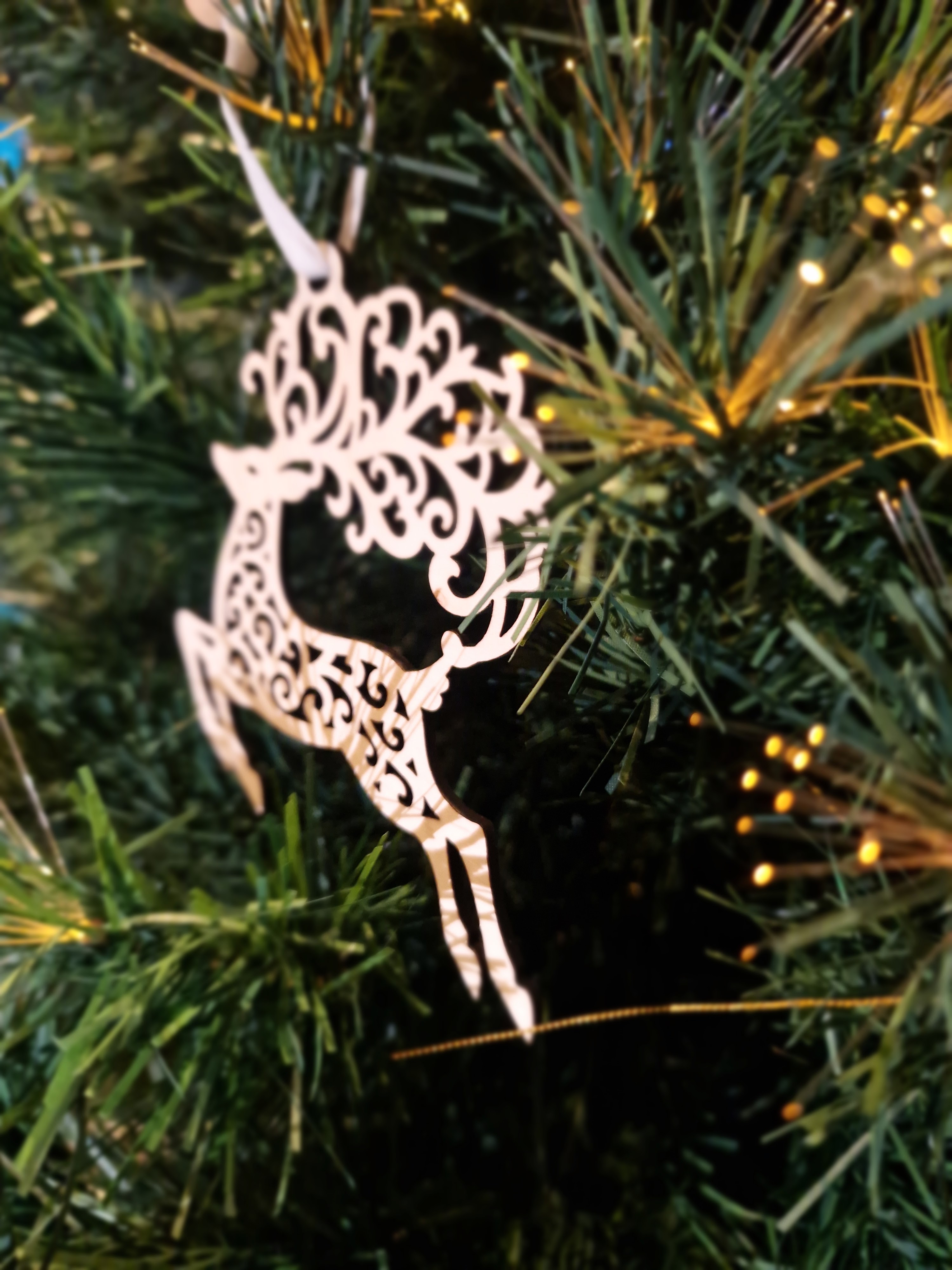 Sujet de Noël -  Le saut du Renne