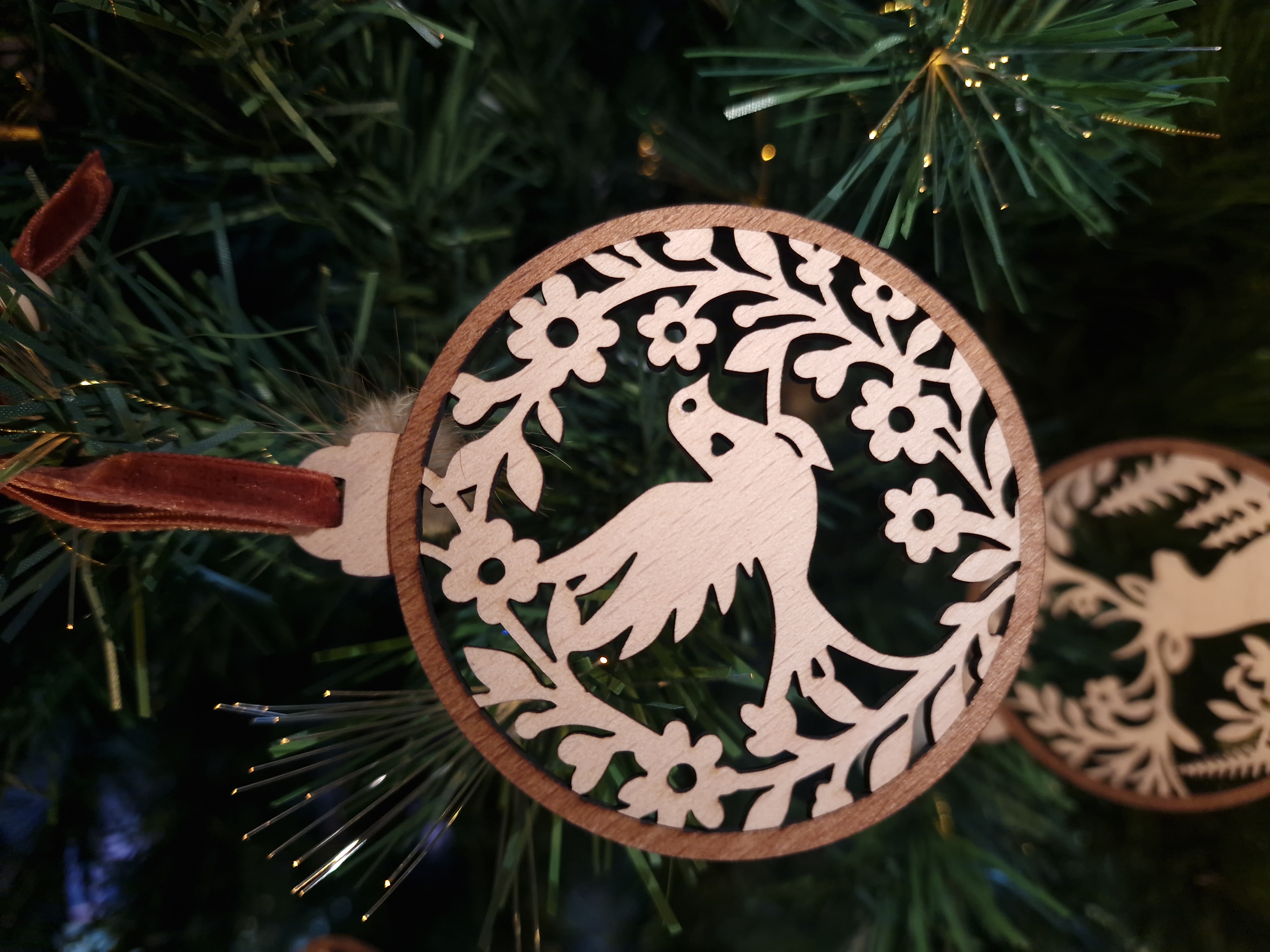 Boule de Noël - L'oiseau de paix