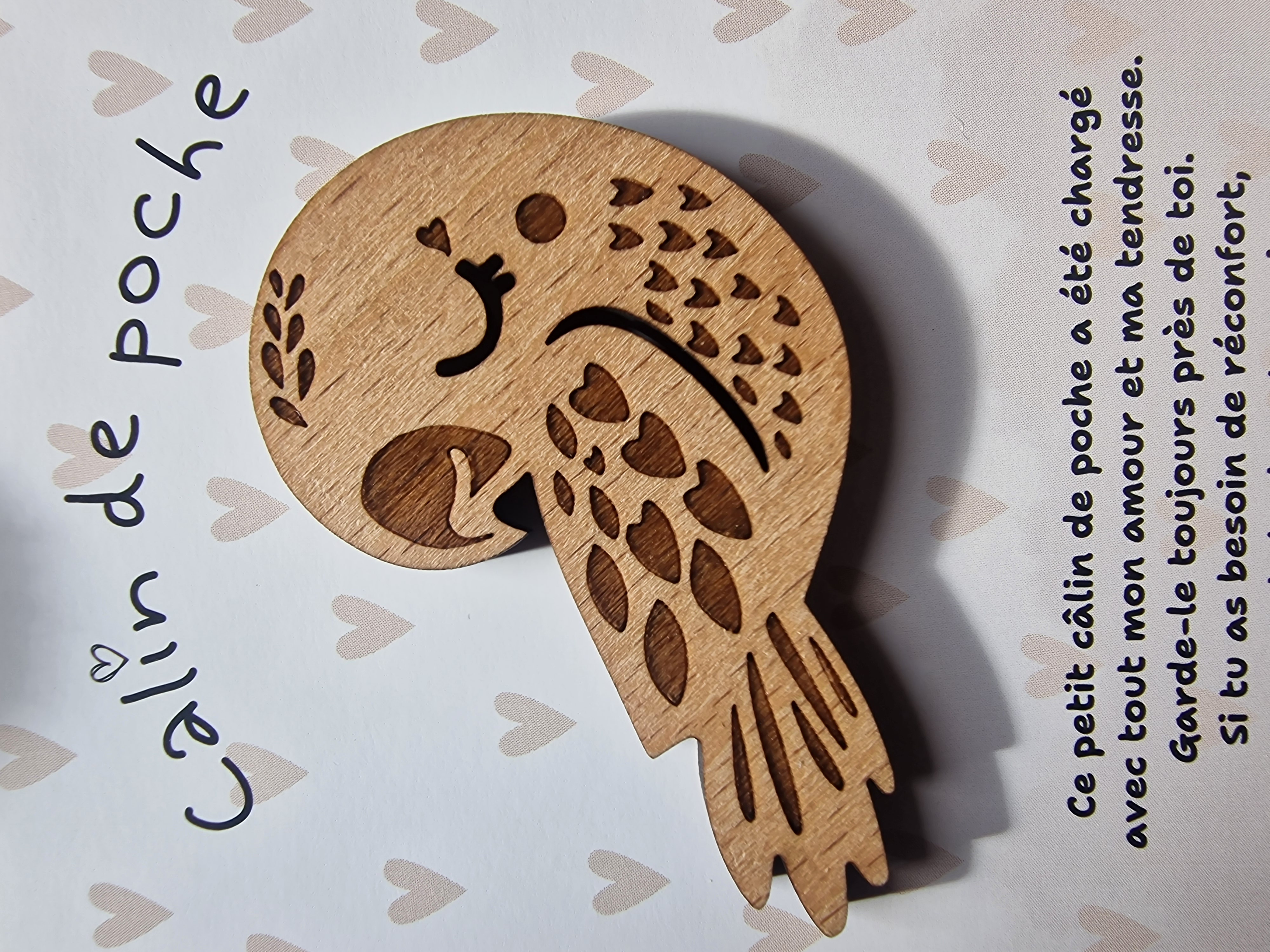 Câlin de Poche Oiseau exotique