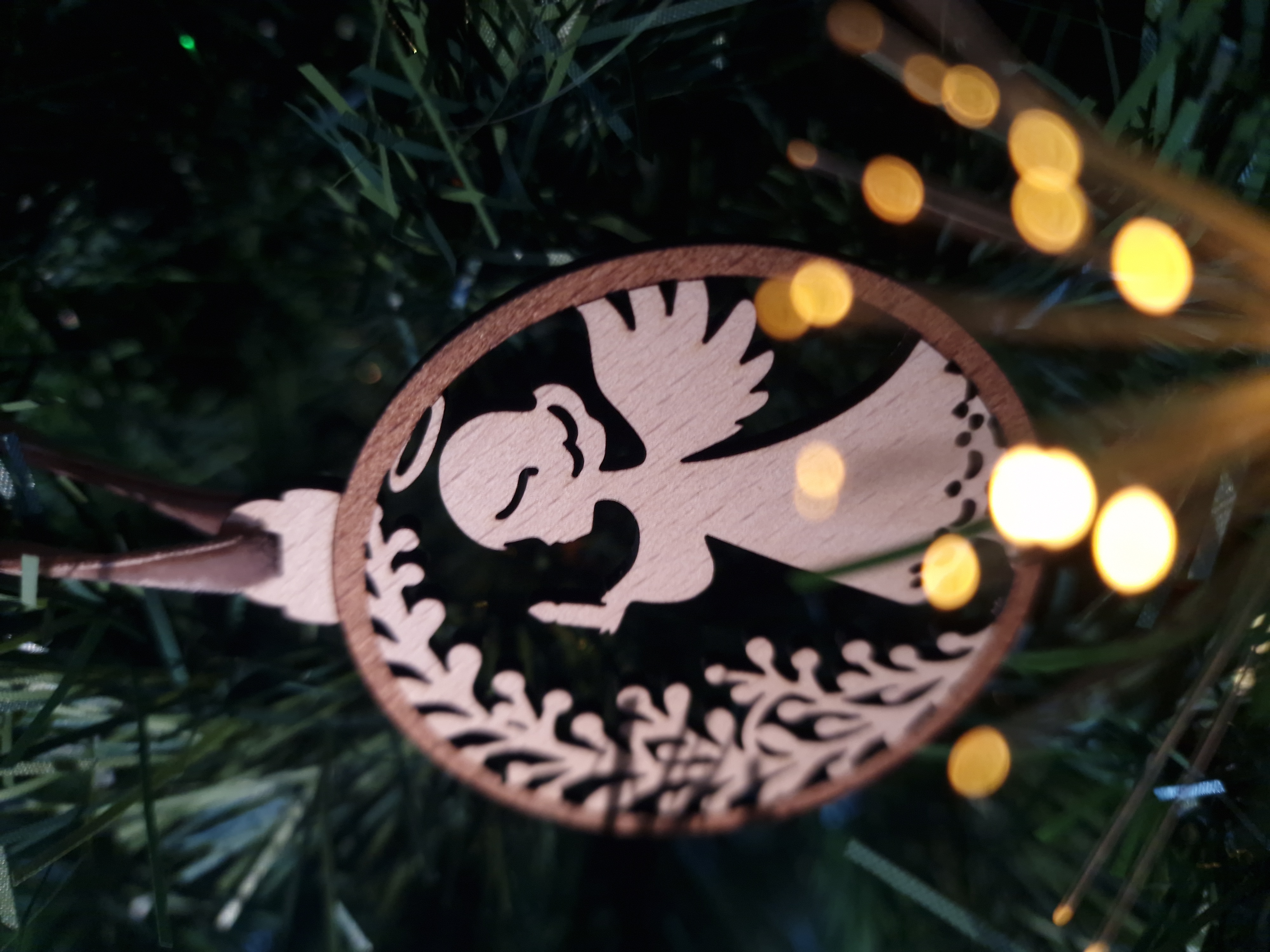 Boule de Noël - L'Ange éclaireur