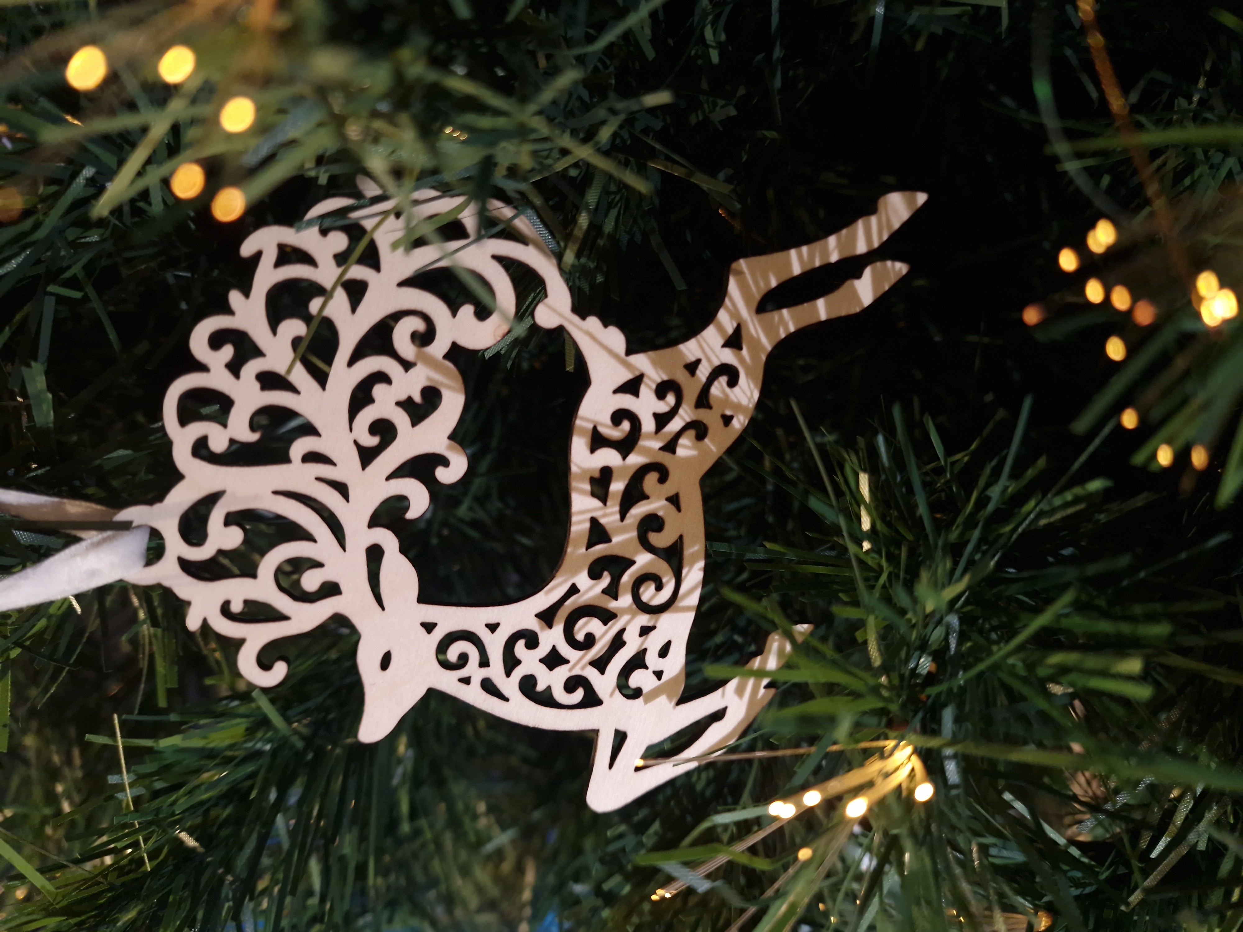 Sujet de Noël -  Le saut du Renne