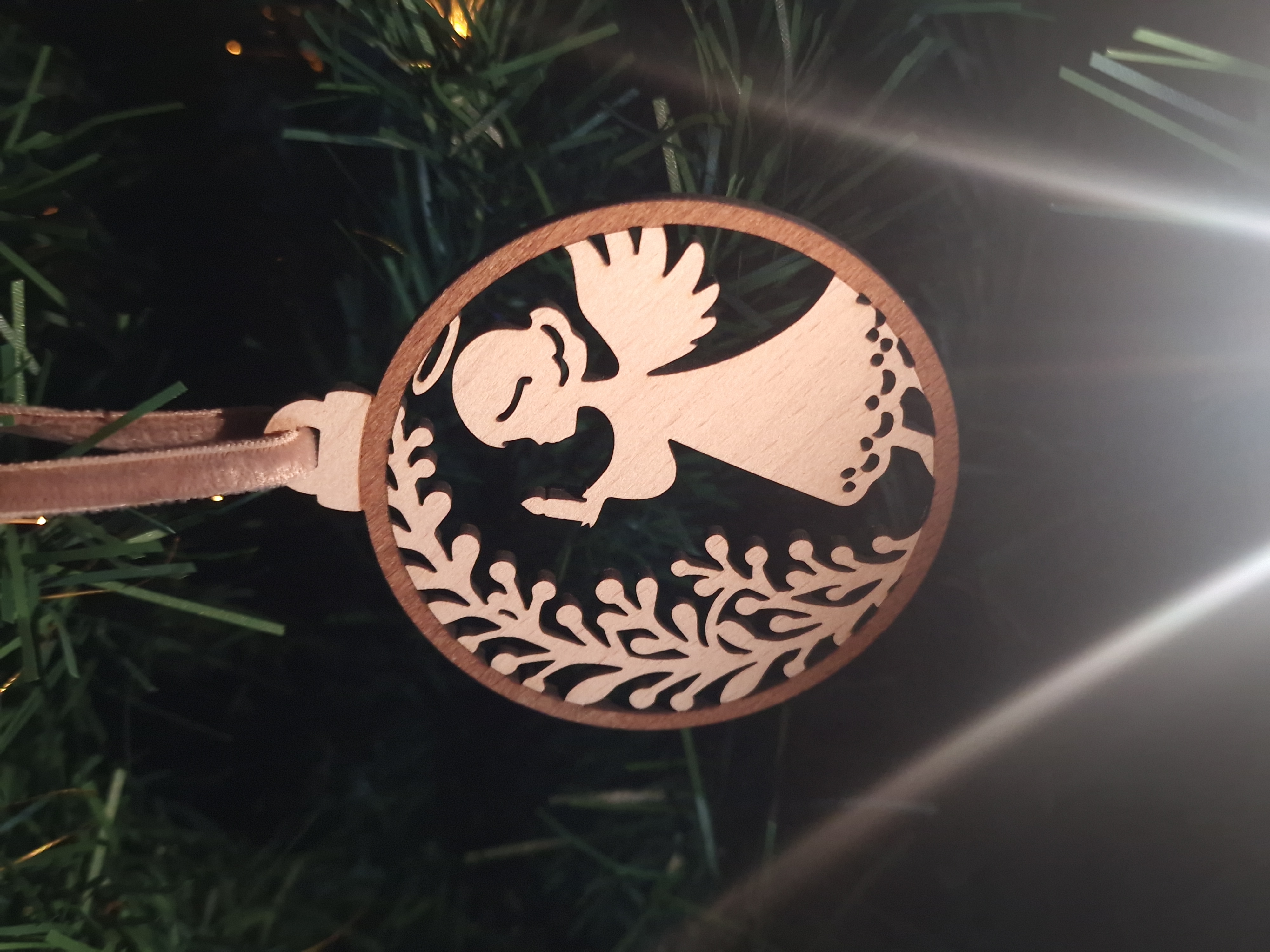 Boule de Noël - L'Ange éclaireur