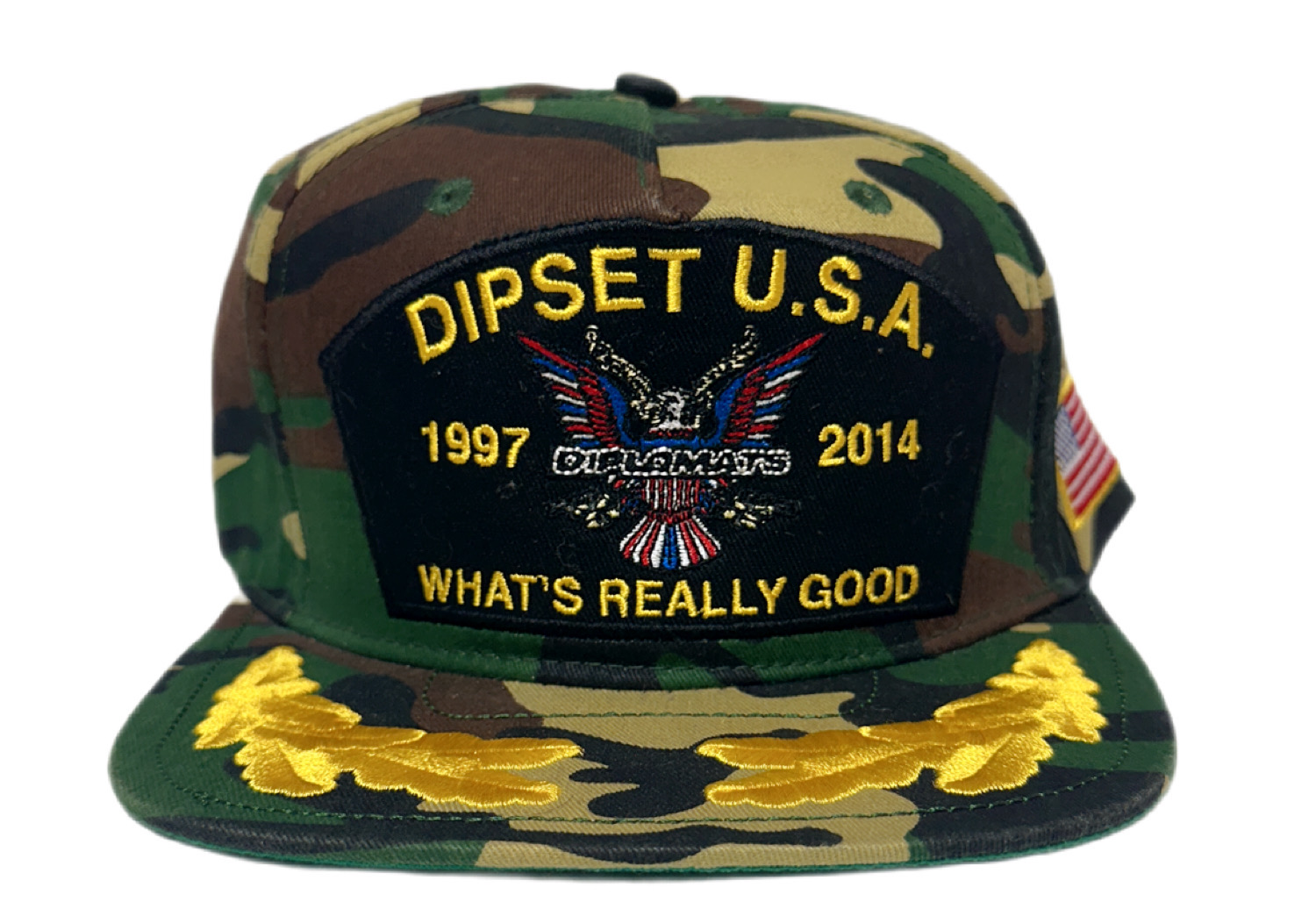 Dipset USA Camouflage Captain Hat