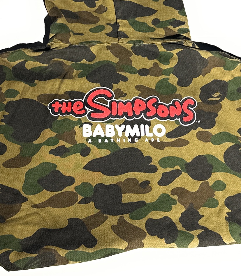 Baby Milo x The Simpsons Green 1st Camo Full Zip Hoodie