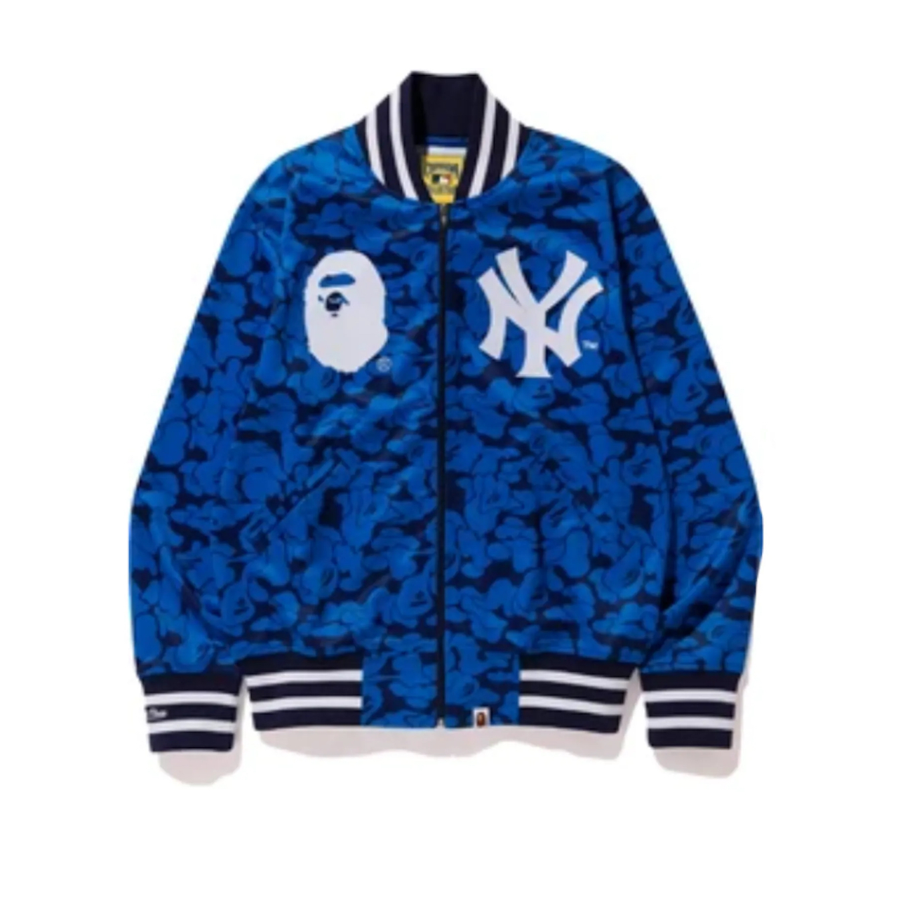 A Bathing Ape x Mitchell and Ness New York YankeesABC Camo Jacket