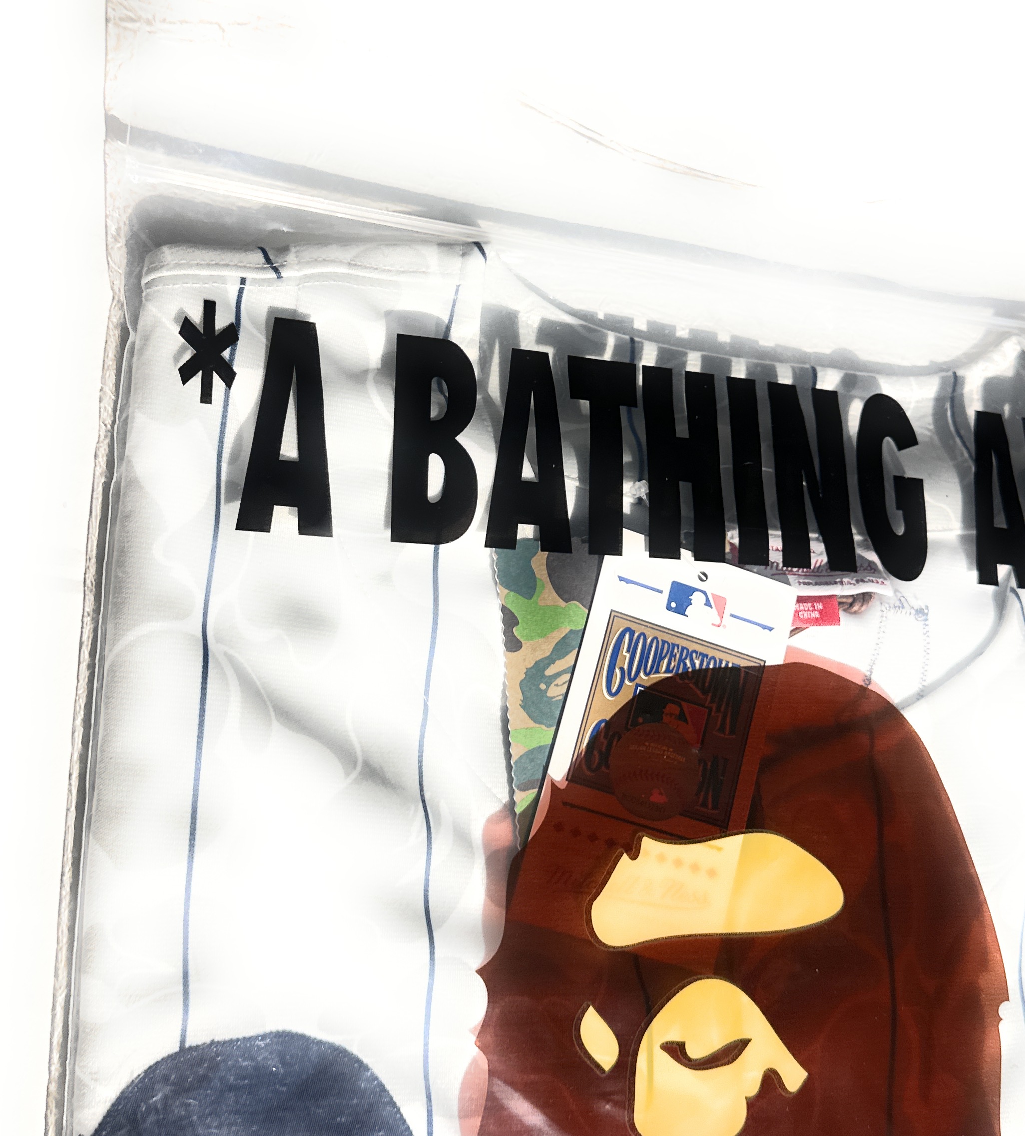 Bape x Mitchell and Ness New York Yankees ABC Camo Jersey