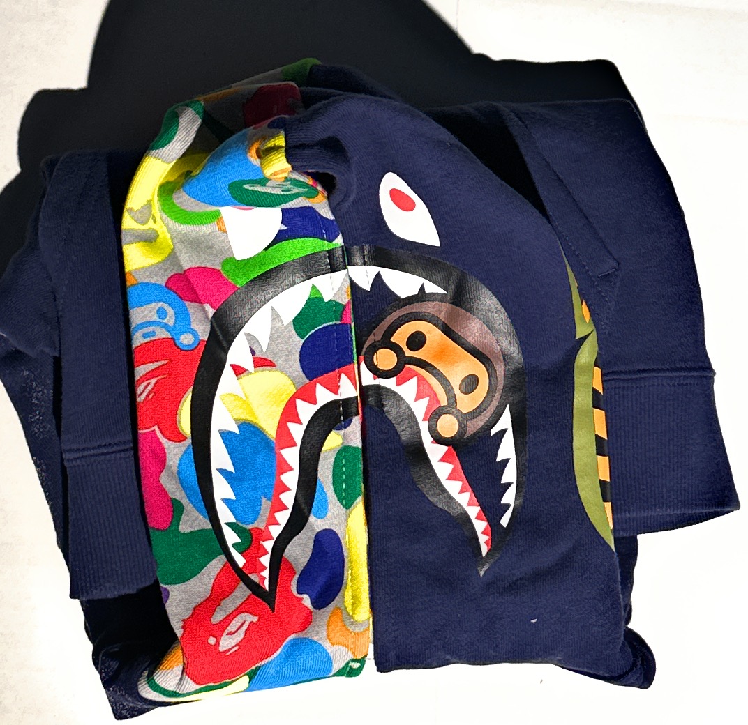 Baby Milo Kids Full Zip Shark Hoodie - 120cm 