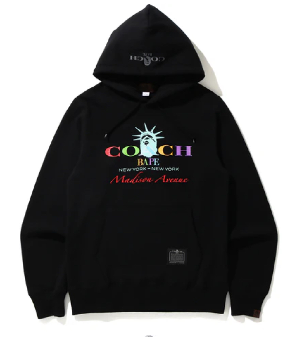 Bape x Coach Madison Ave Store Exclusive Pullover Hoodie