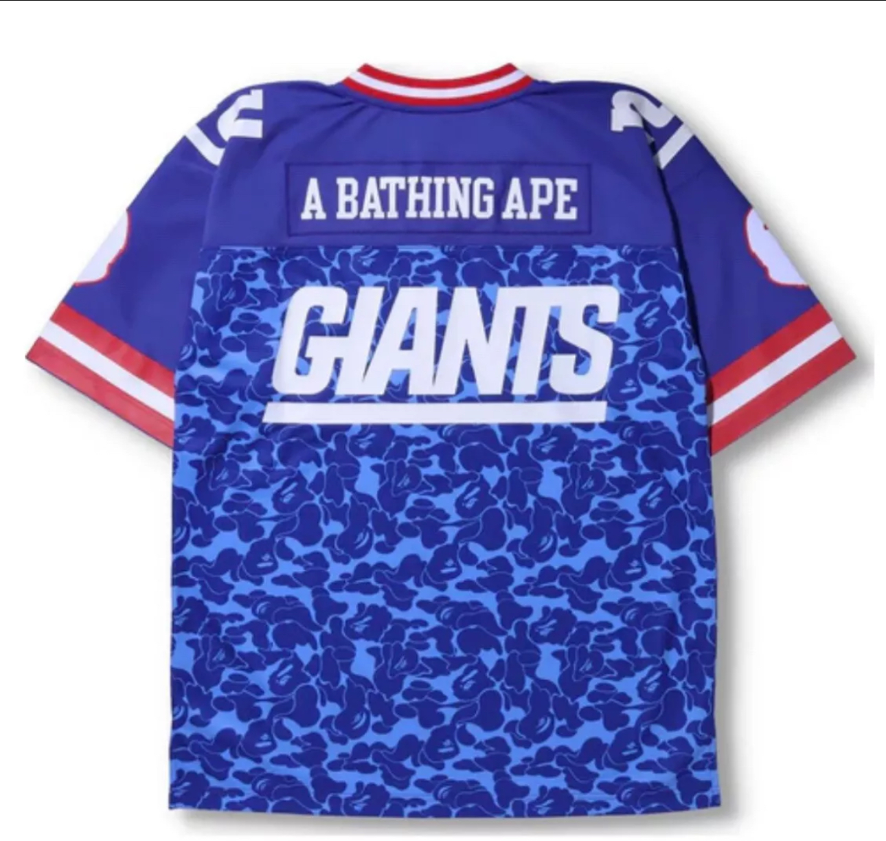 Bape x Mitchell & Ness New York Giants ABC Camo Jersey